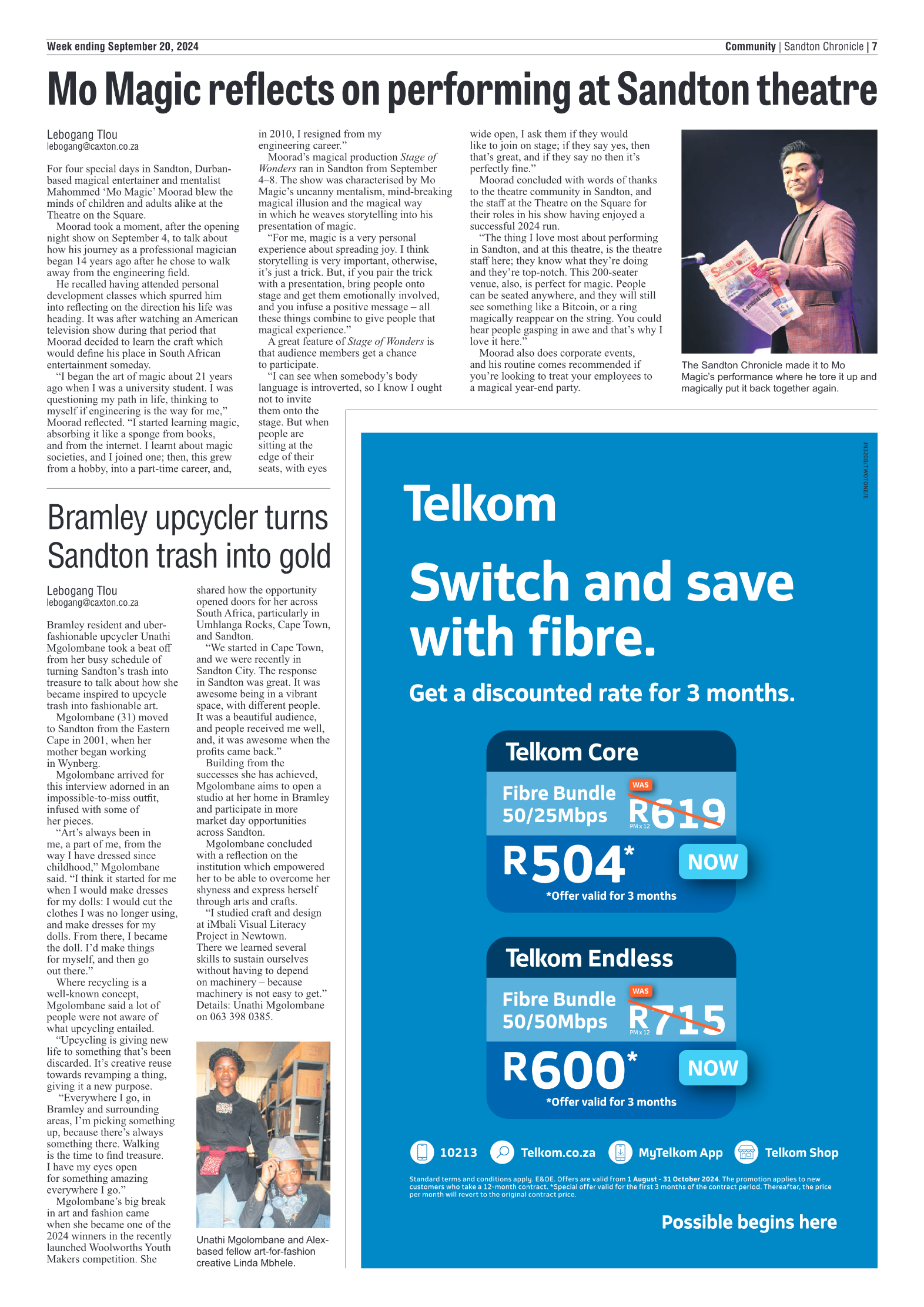 Sandton Chronicle 20 September 2024 page 7
