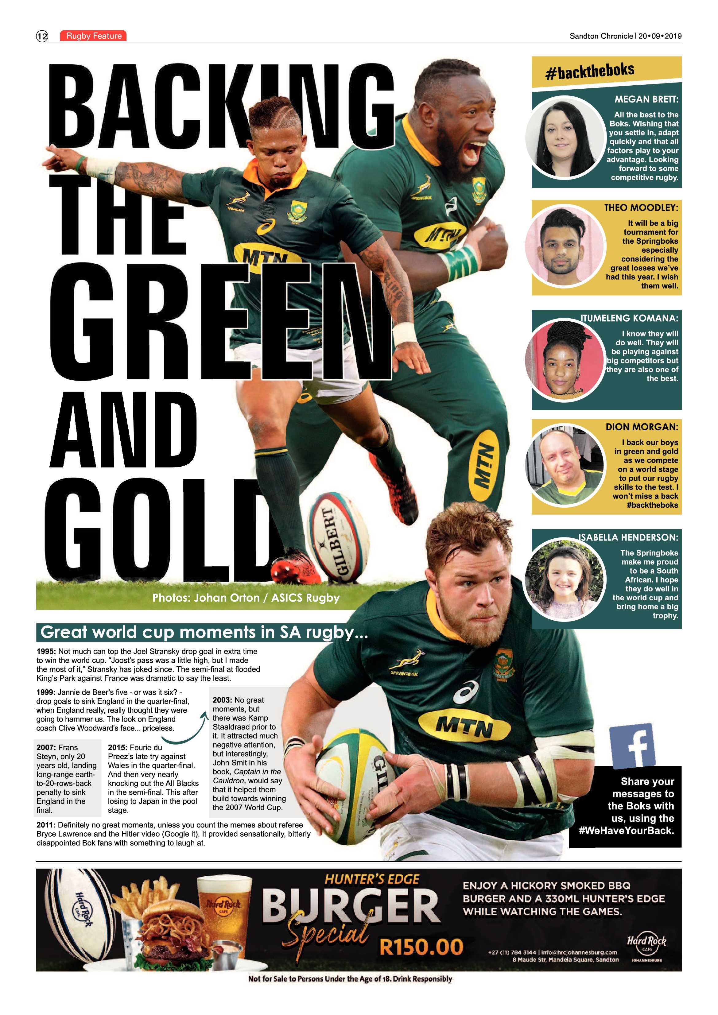 Sandton Chronicle 20 September, 2019 page 12