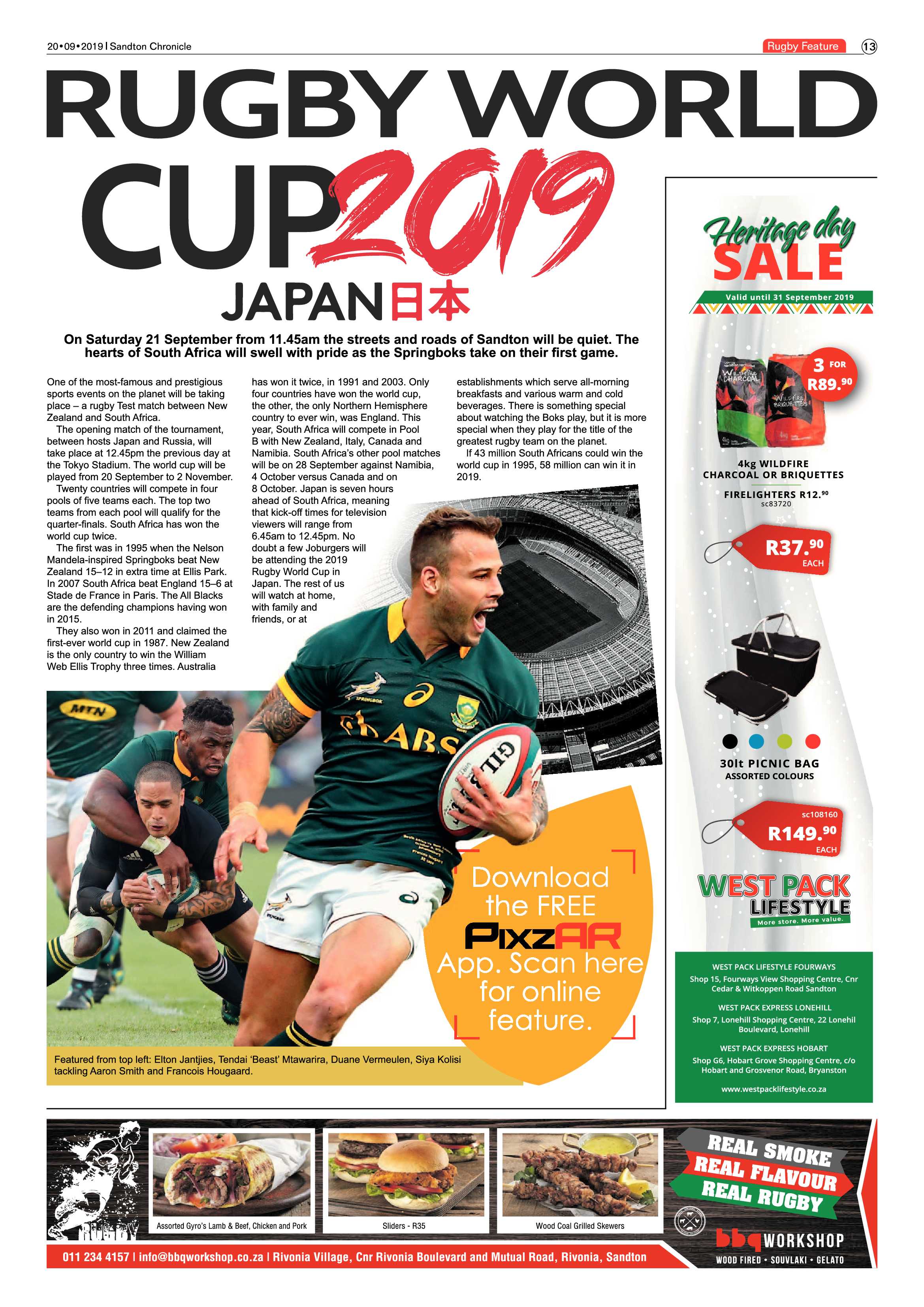 Sandton Chronicle 20 September, 2019 page 13