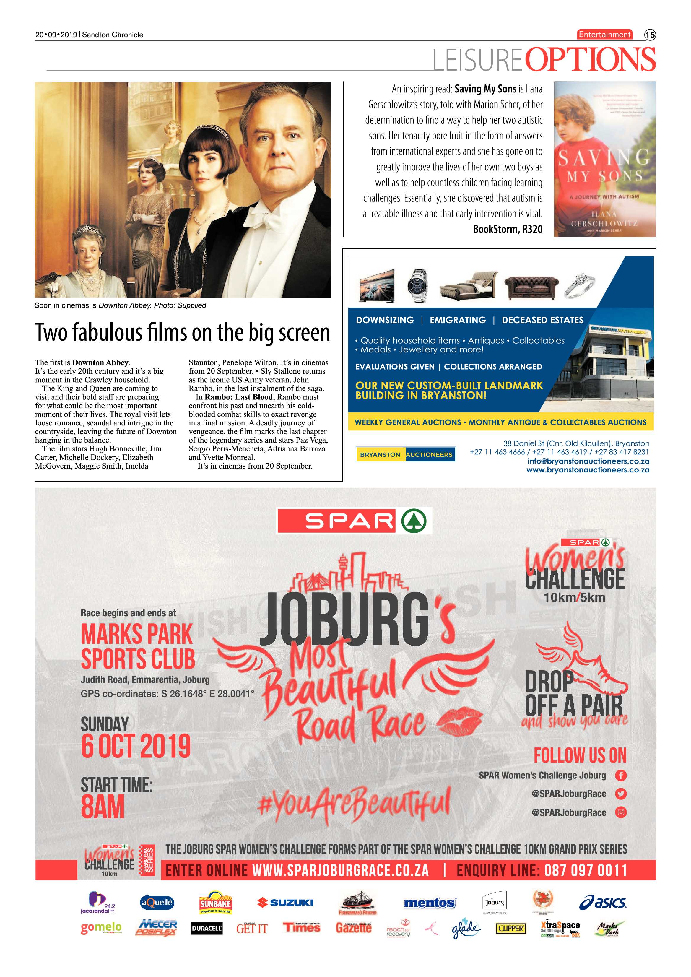 Sandton Chronicle 20 September, 2019 page 15