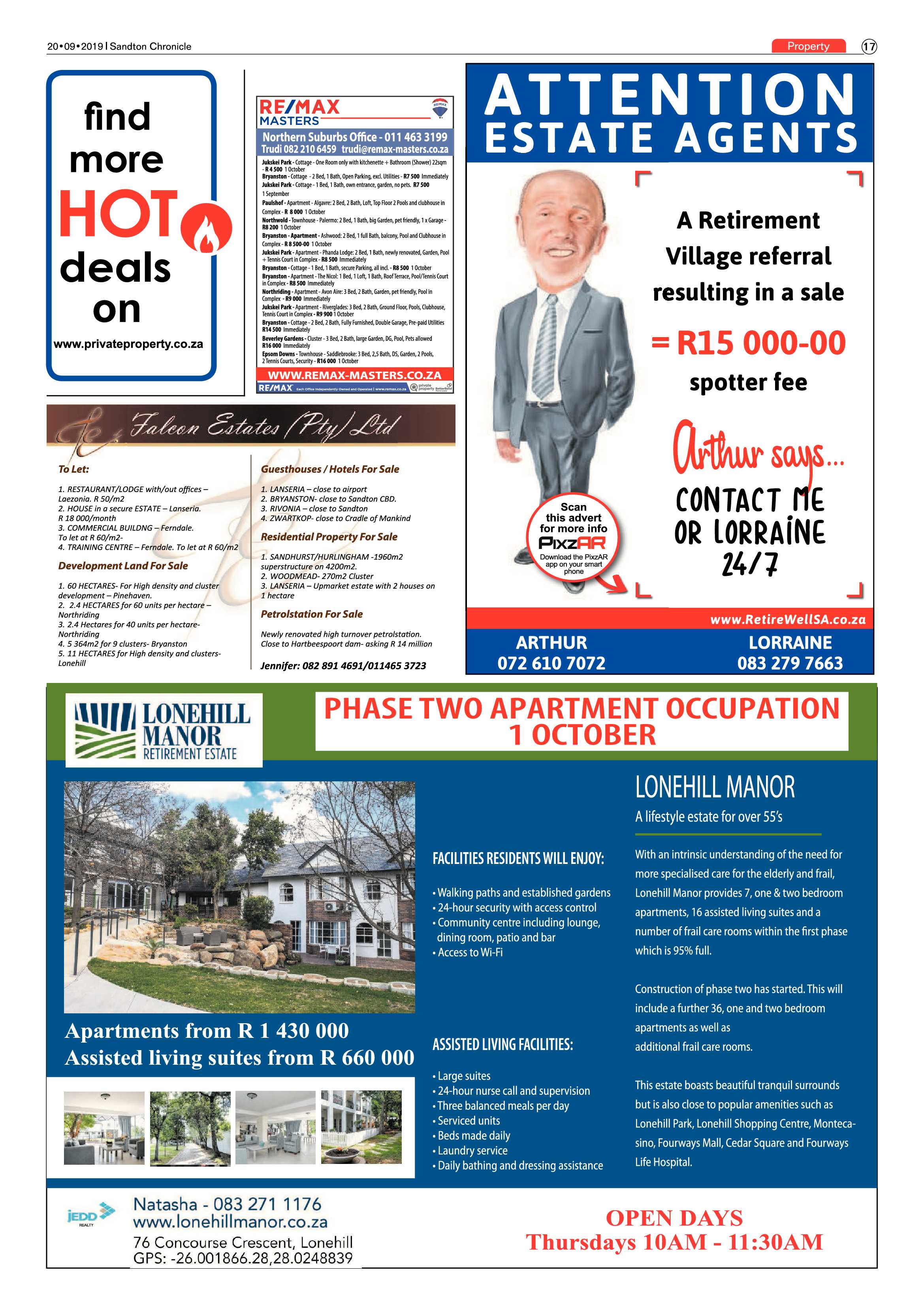 Sandton Chronicle 20 September, 2019 page 17