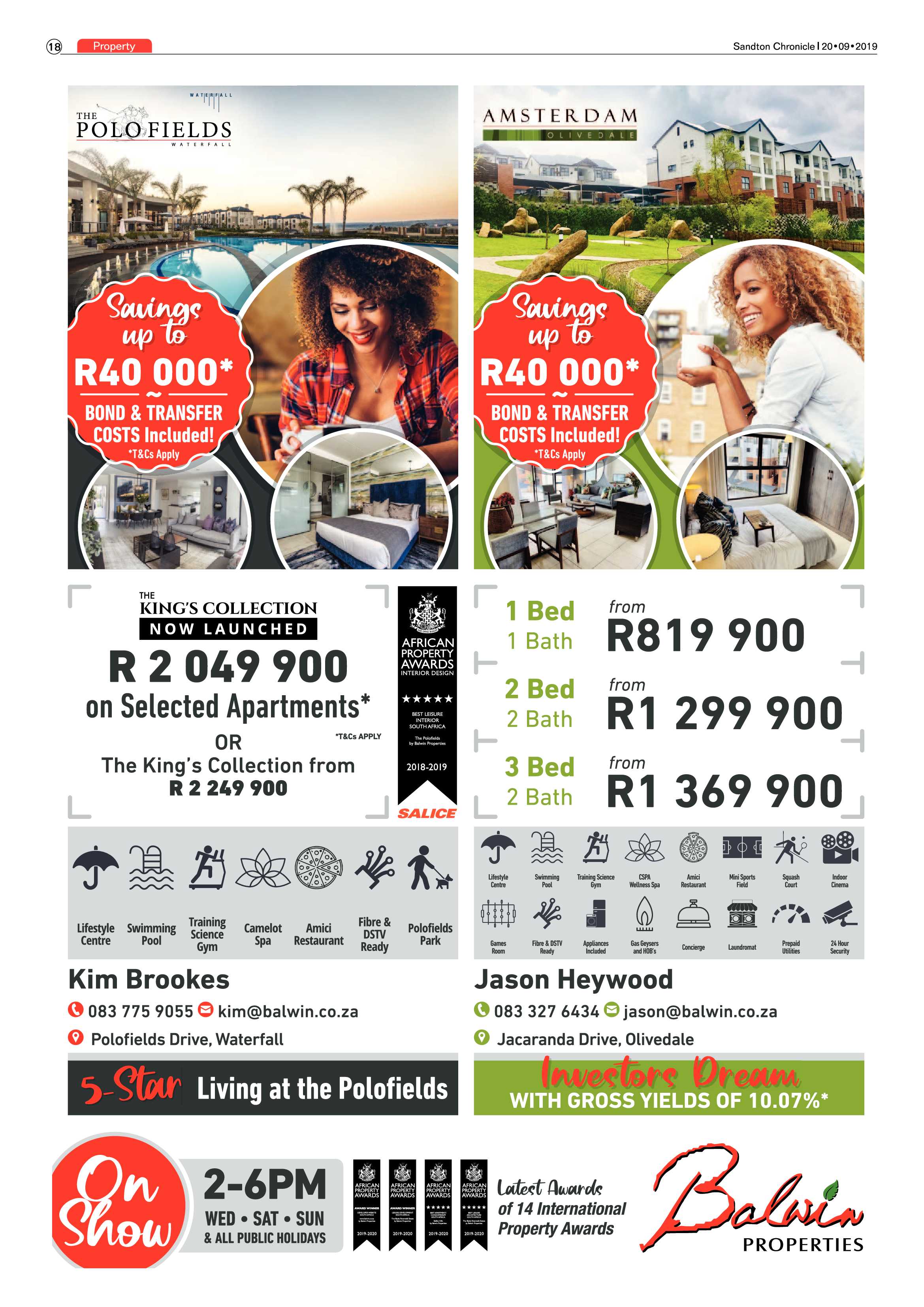 Sandton Chronicle 20 September, 2019 page 18