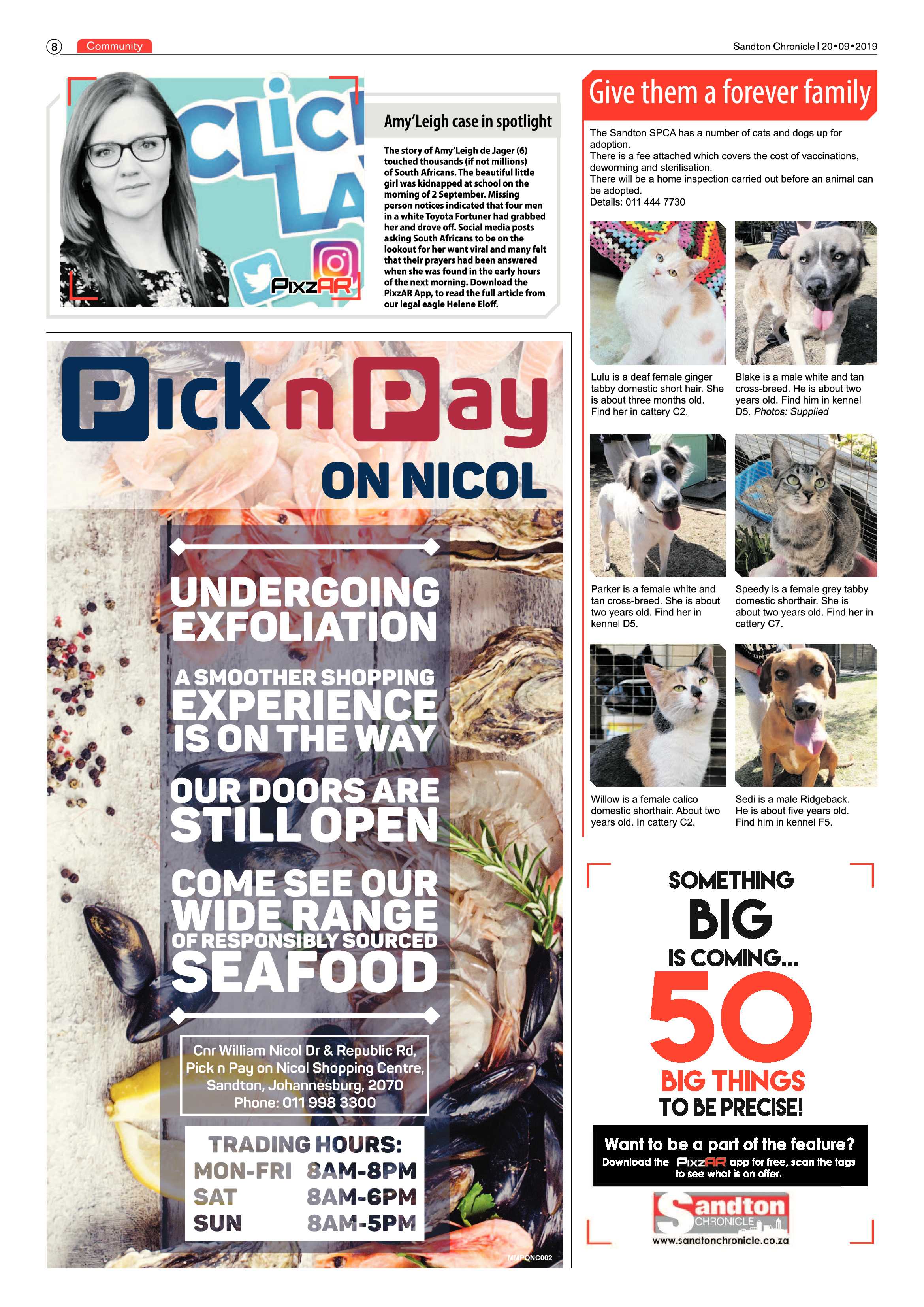 Sandton Chronicle 20 September, 2019 page 8