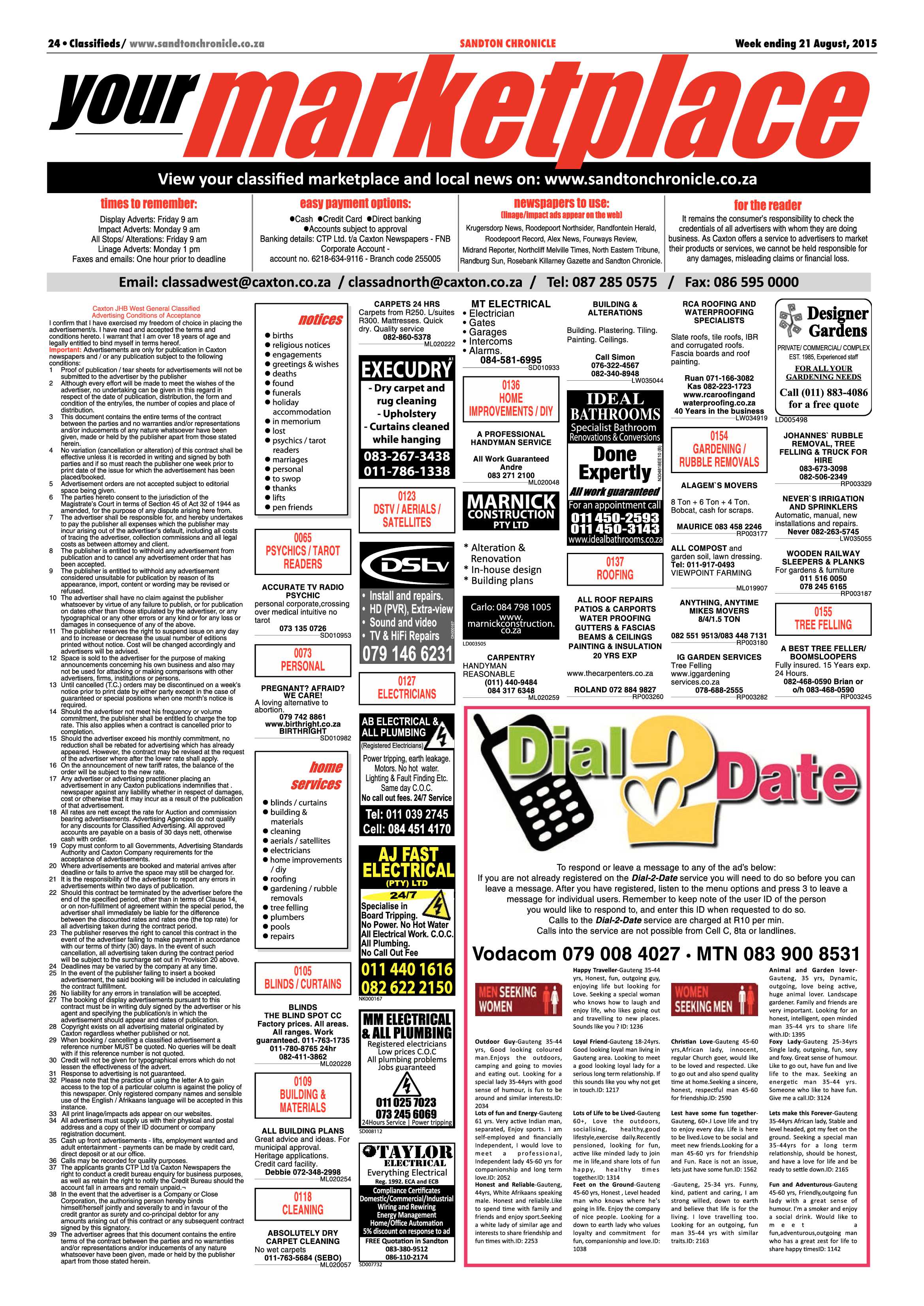 Sandton Chronicle 21 August 2015 page 24