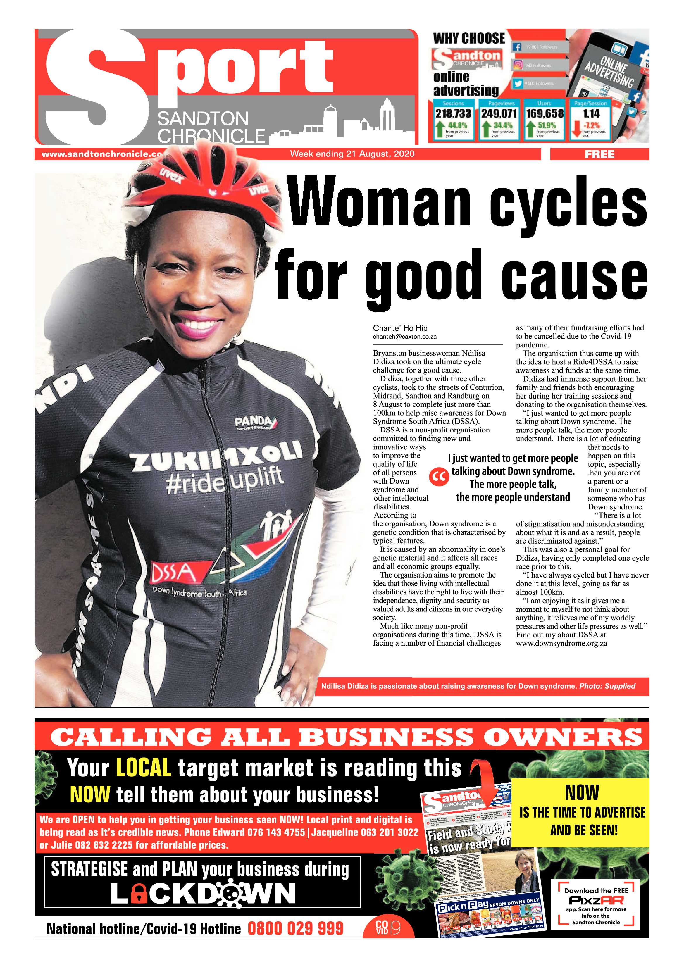 Sandton Chronicle 21 August 2020 page 16