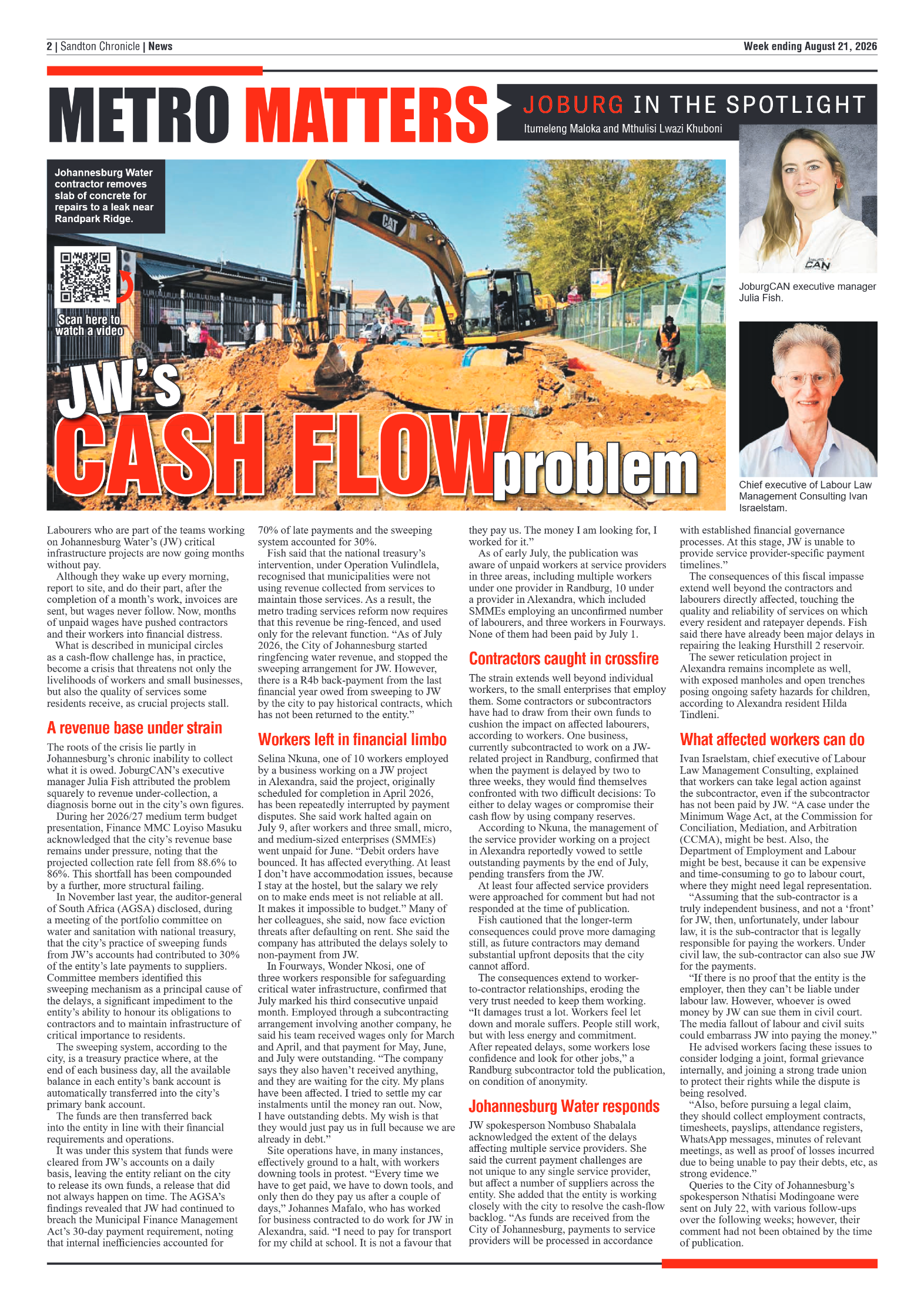 Sandton Chronicle 21 August 2026 page 2