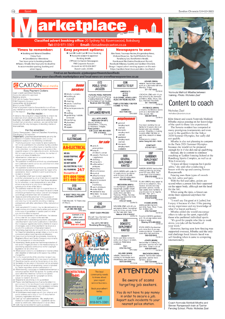 Sandton Chronicle 21 Feb 2023 page 10