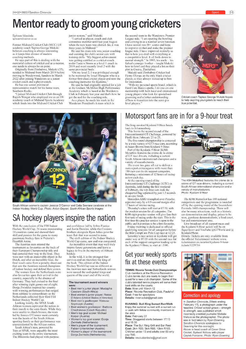 Sandton Chronicle 21 Feb 2023 page 11