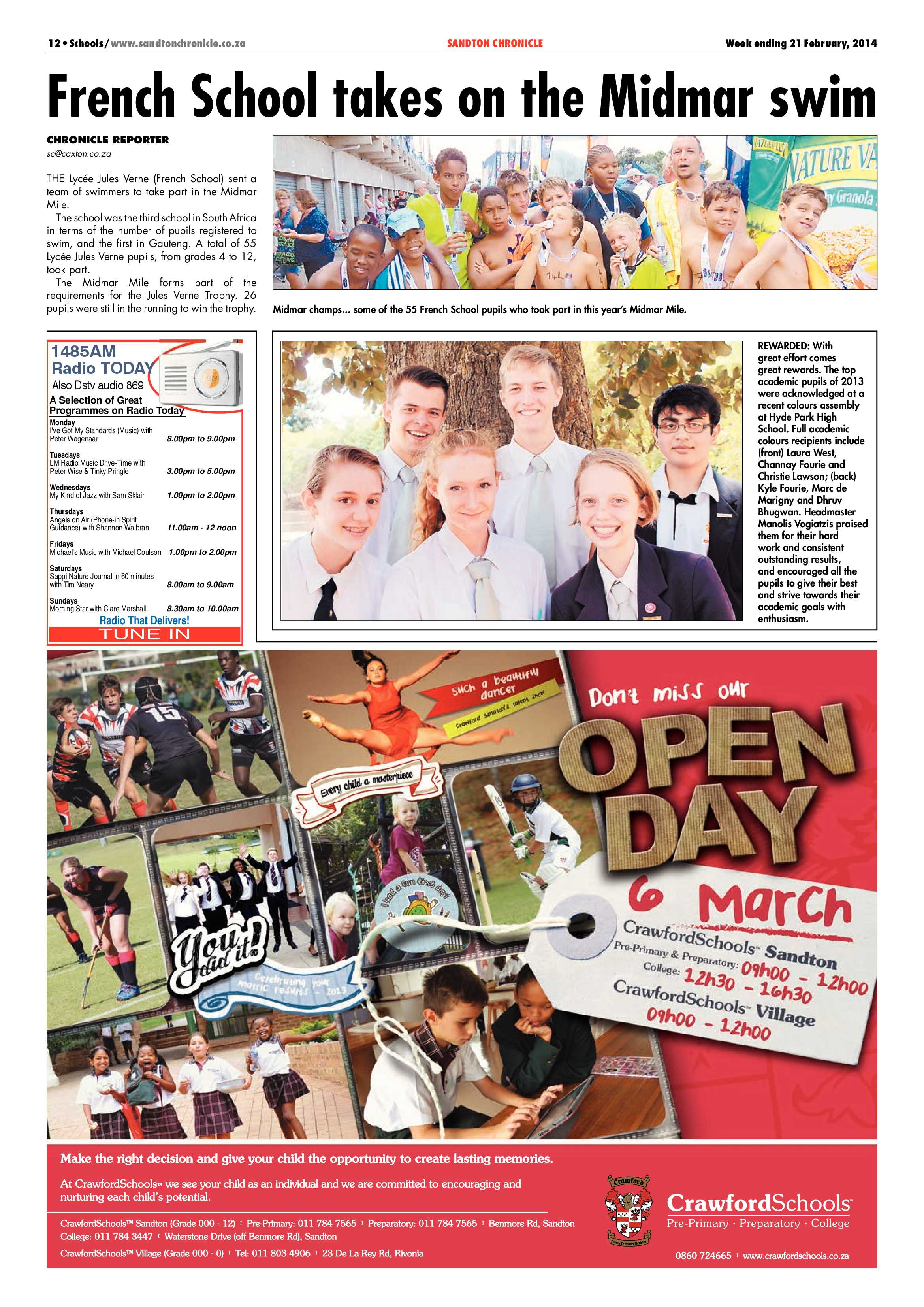 Sandton Chronicle 21 February 2014 page 12