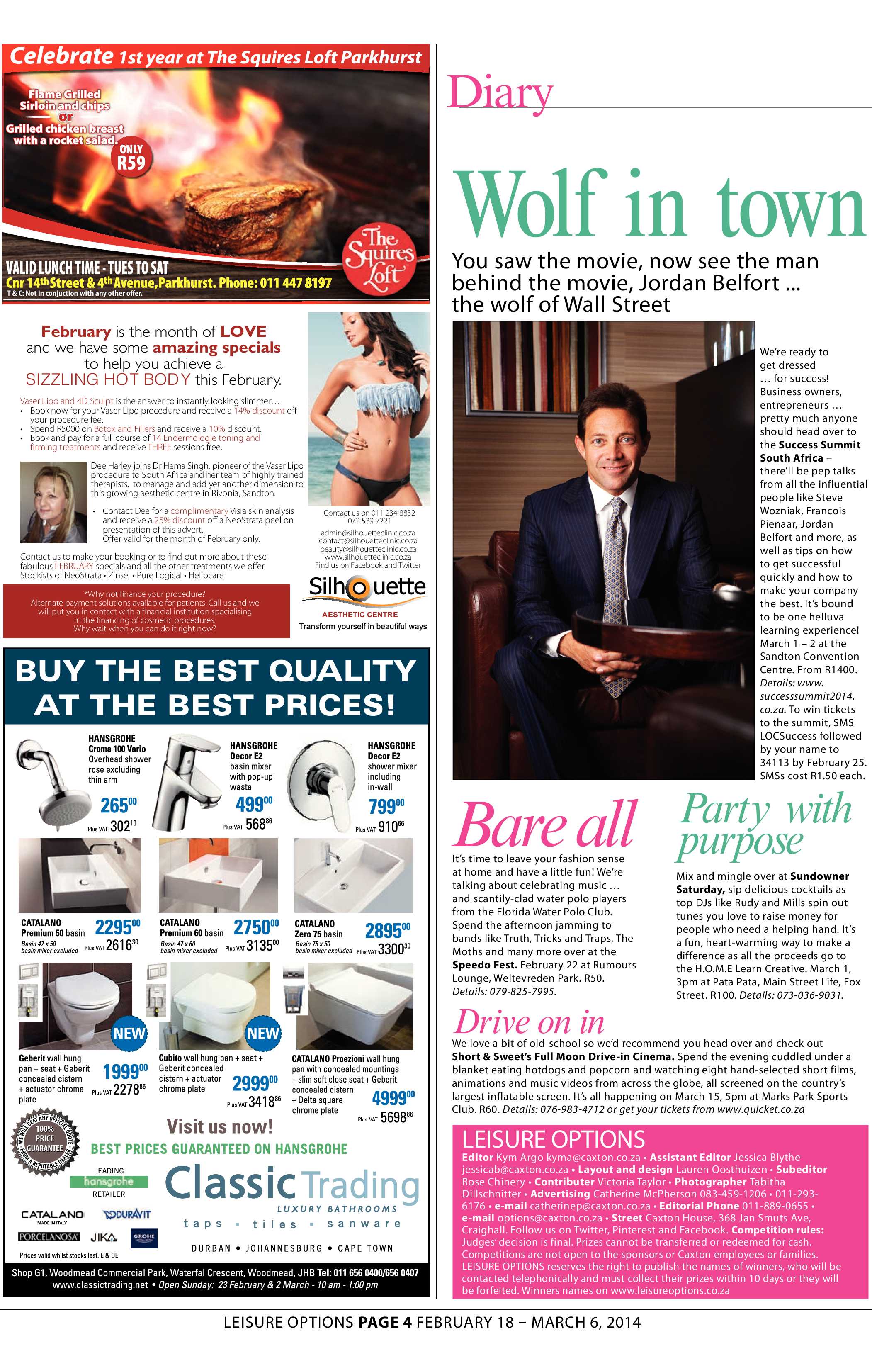 Sandton Chronicle 21 February 2014 page 16