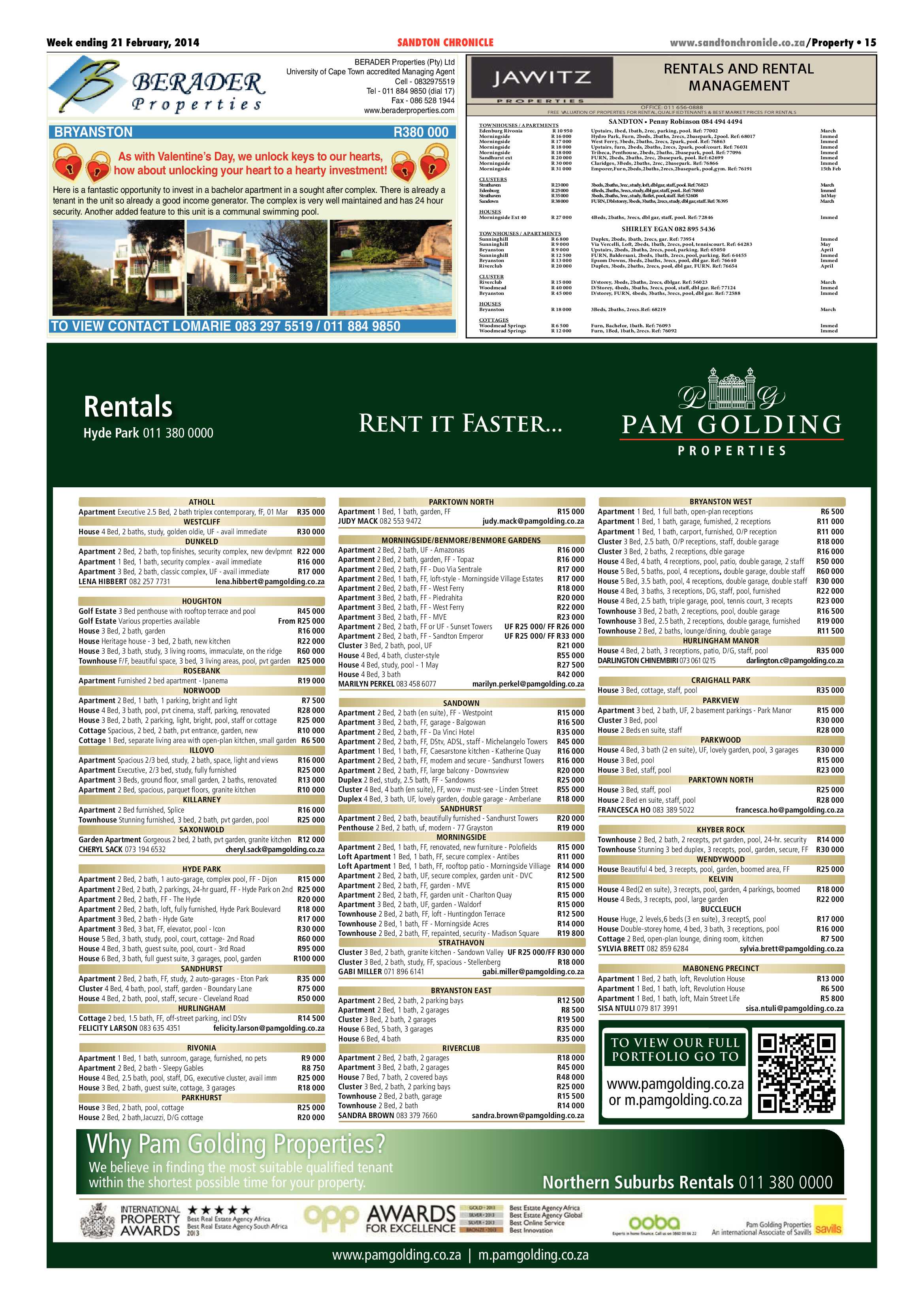 Sandton Chronicle 21 February 2014 page 39