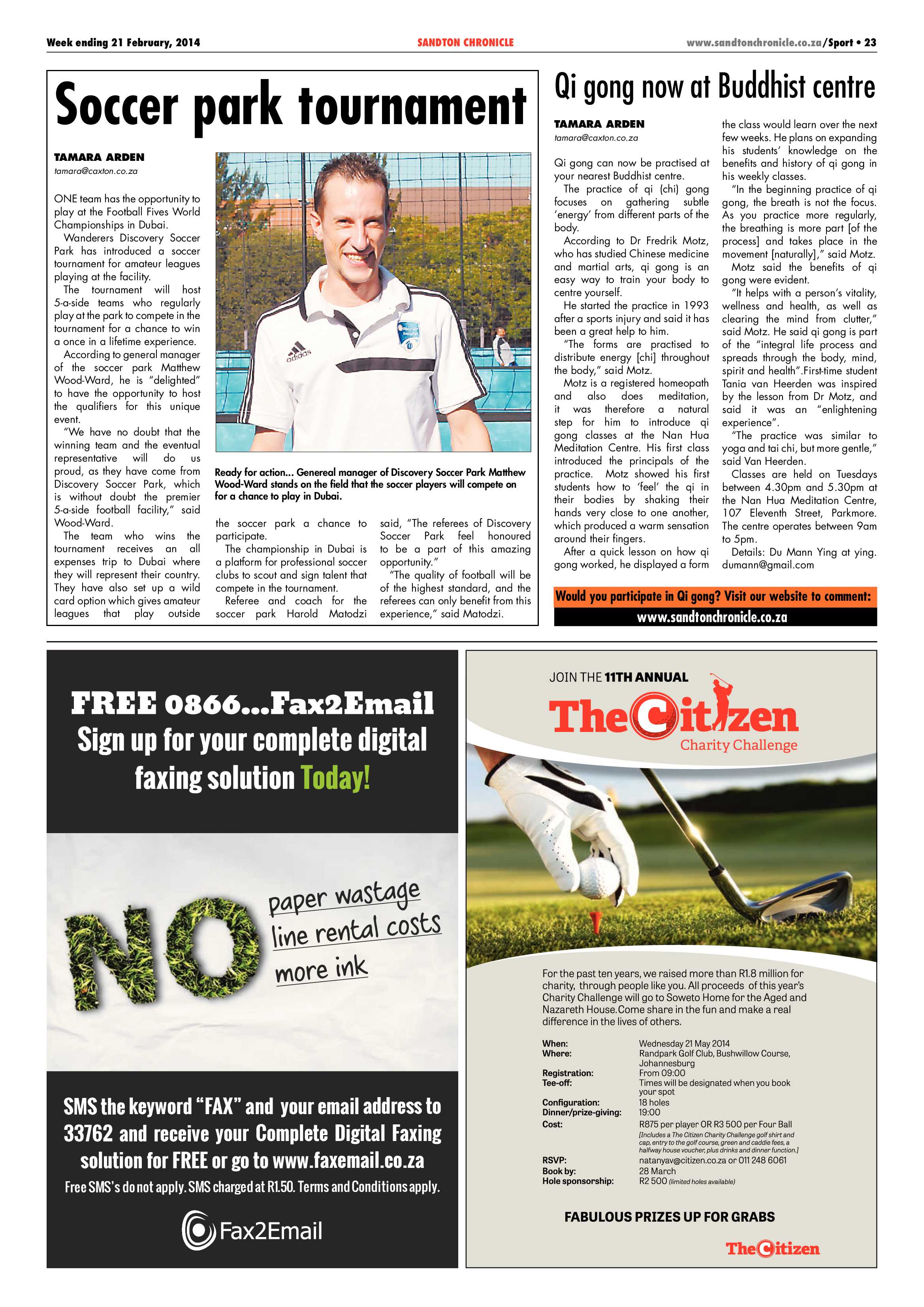 Sandton Chronicle 21 February 2014 page 47