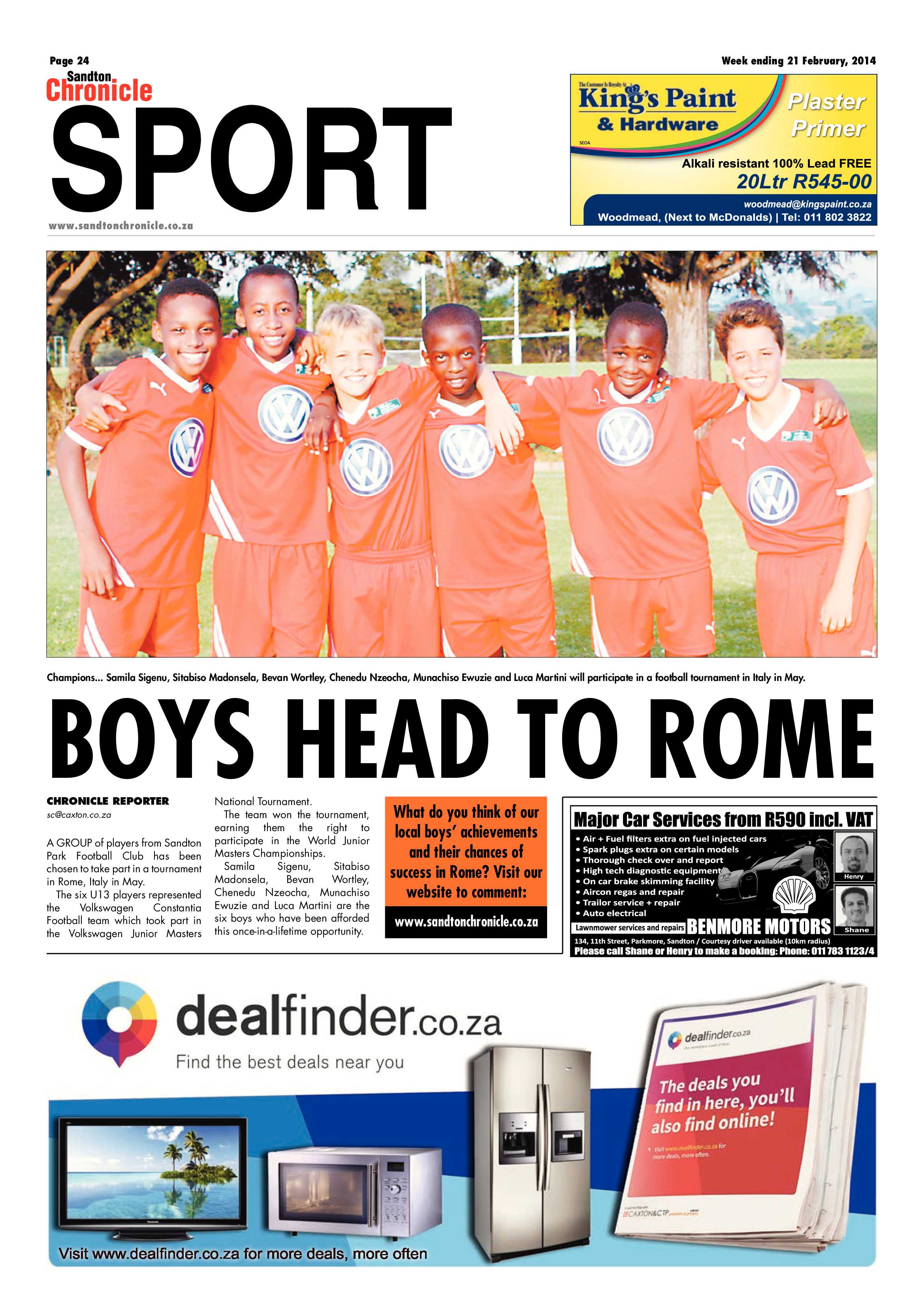 Sandton Chronicle 21 February 2014 page 48