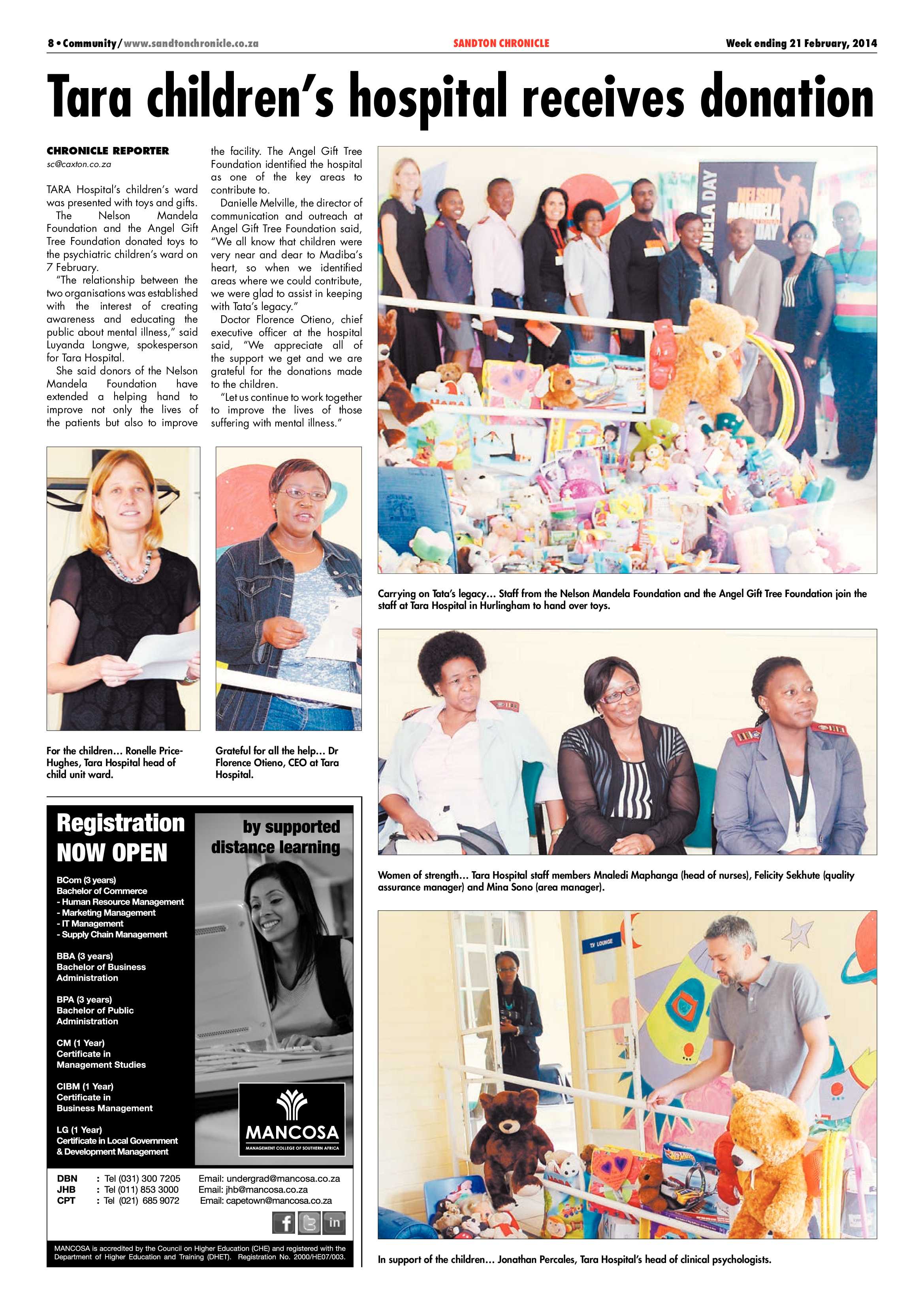 Sandton Chronicle 21 February 2014 page 8