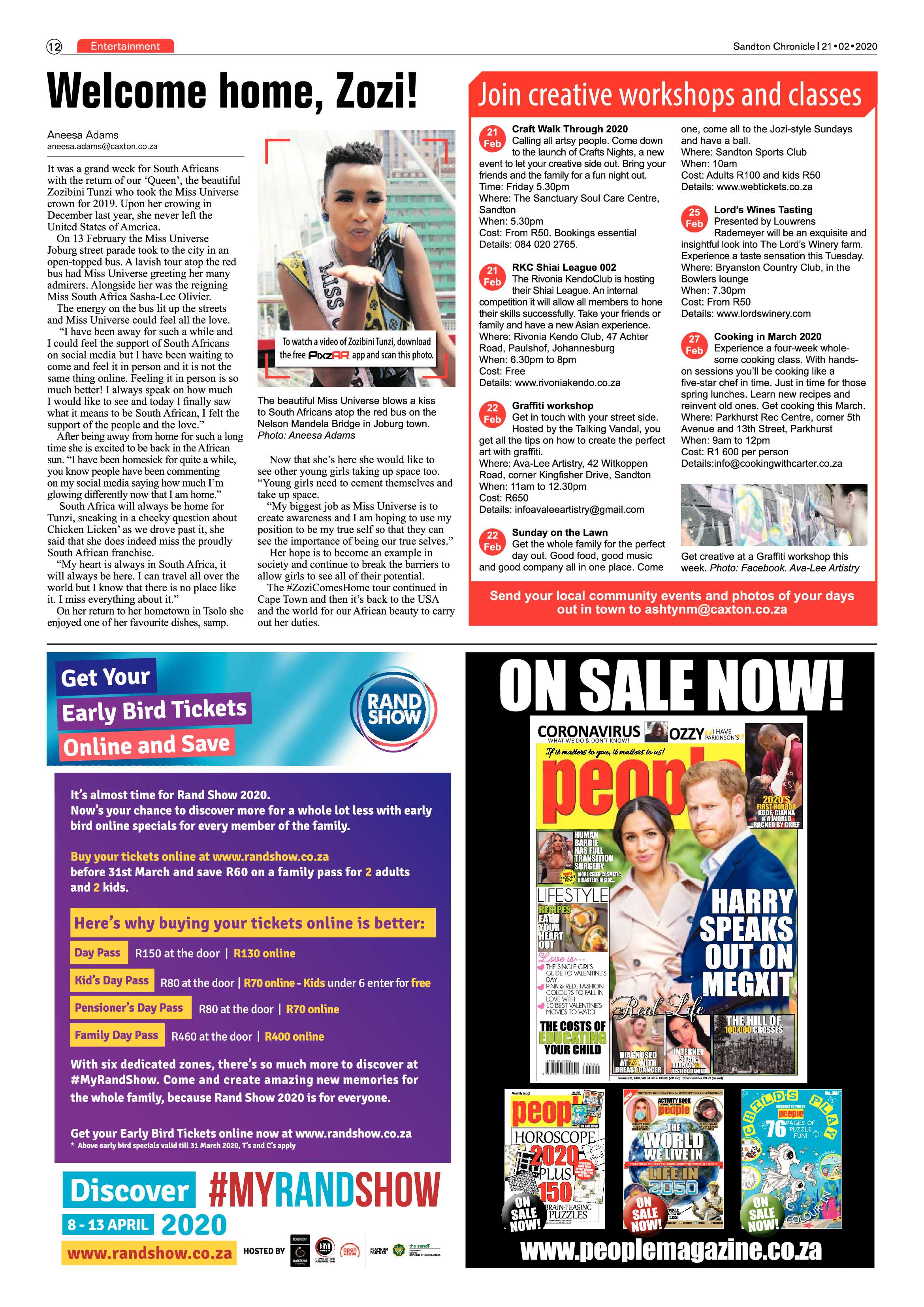 Sandton Chronicle 21 February 2020 page 12