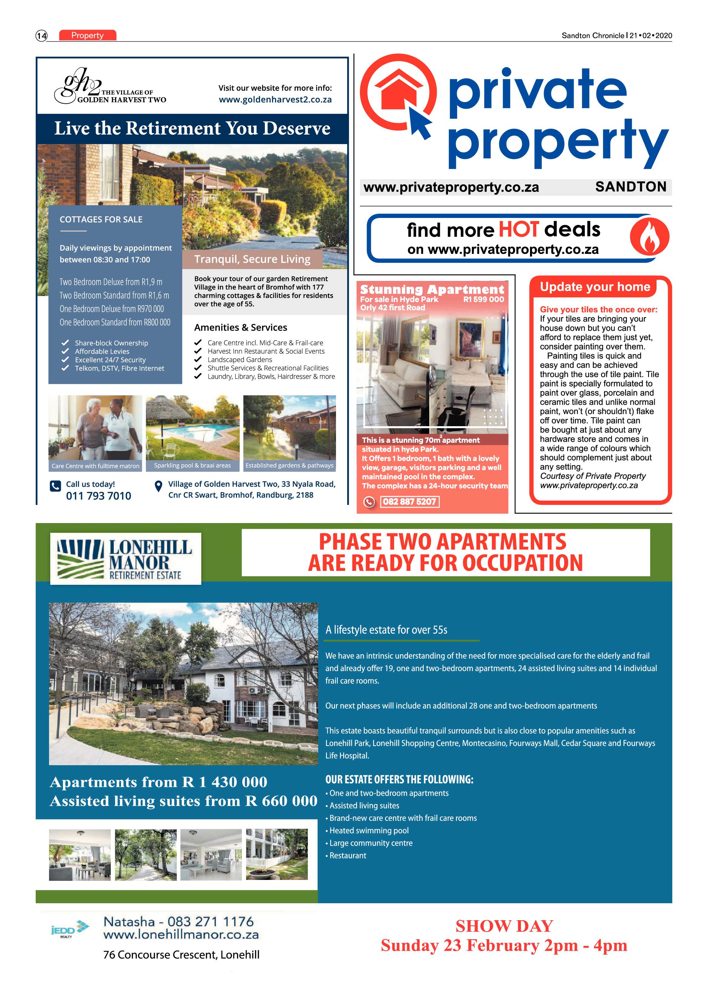 Sandton Chronicle 21 February 2020 page 14