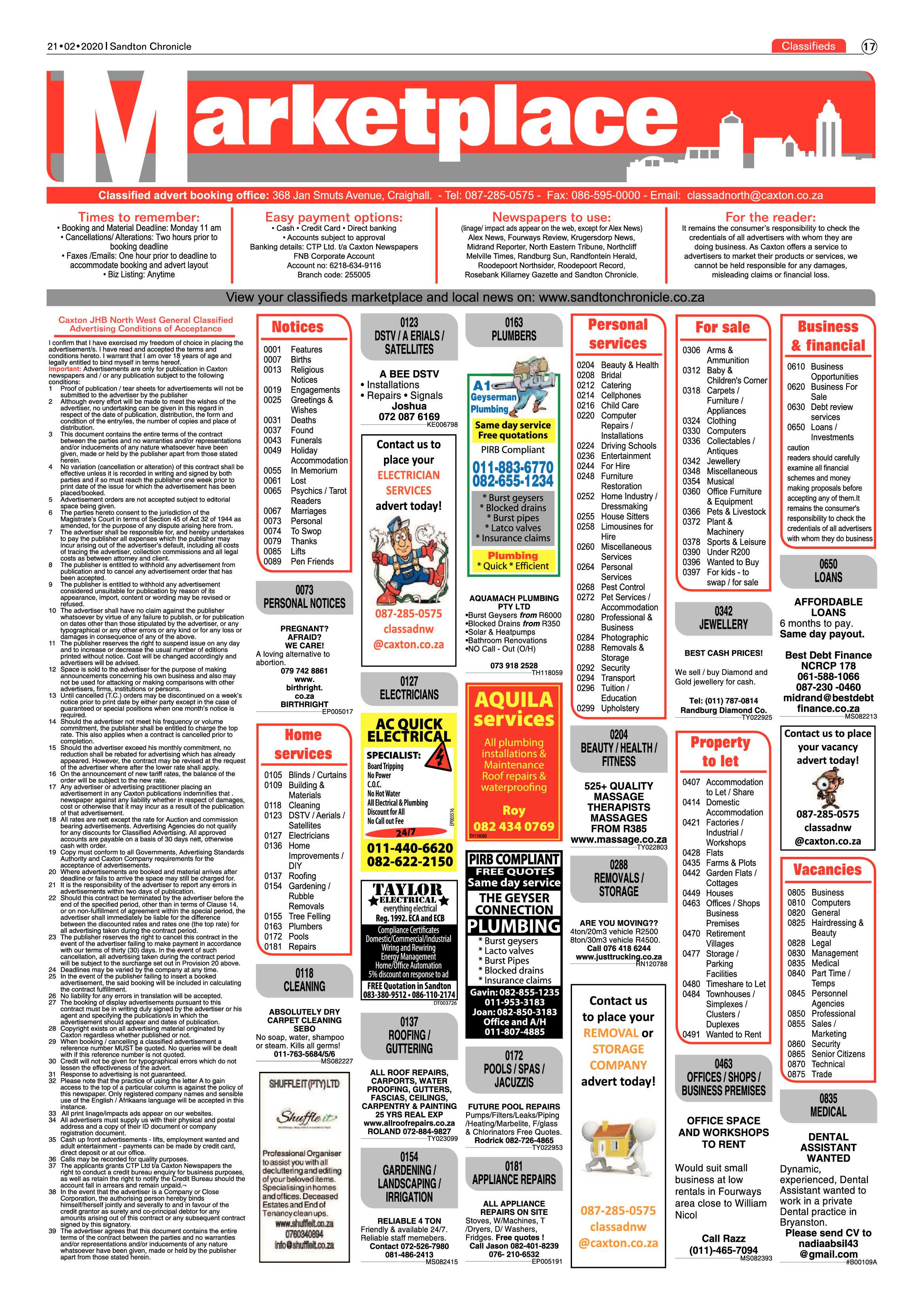 Sandton Chronicle 21 February 2020 page 17