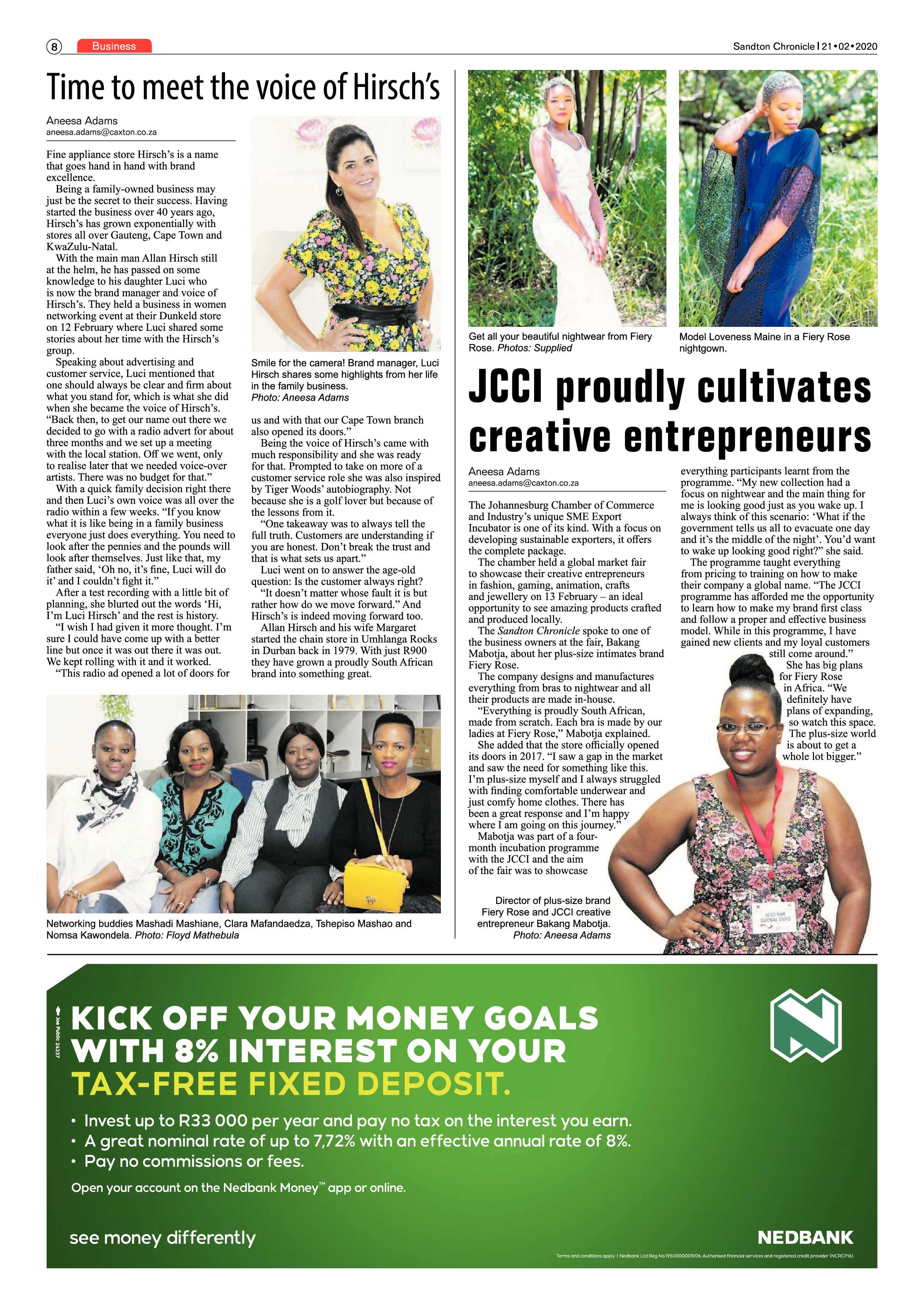 Sandton Chronicle 21 February 2020 page 8