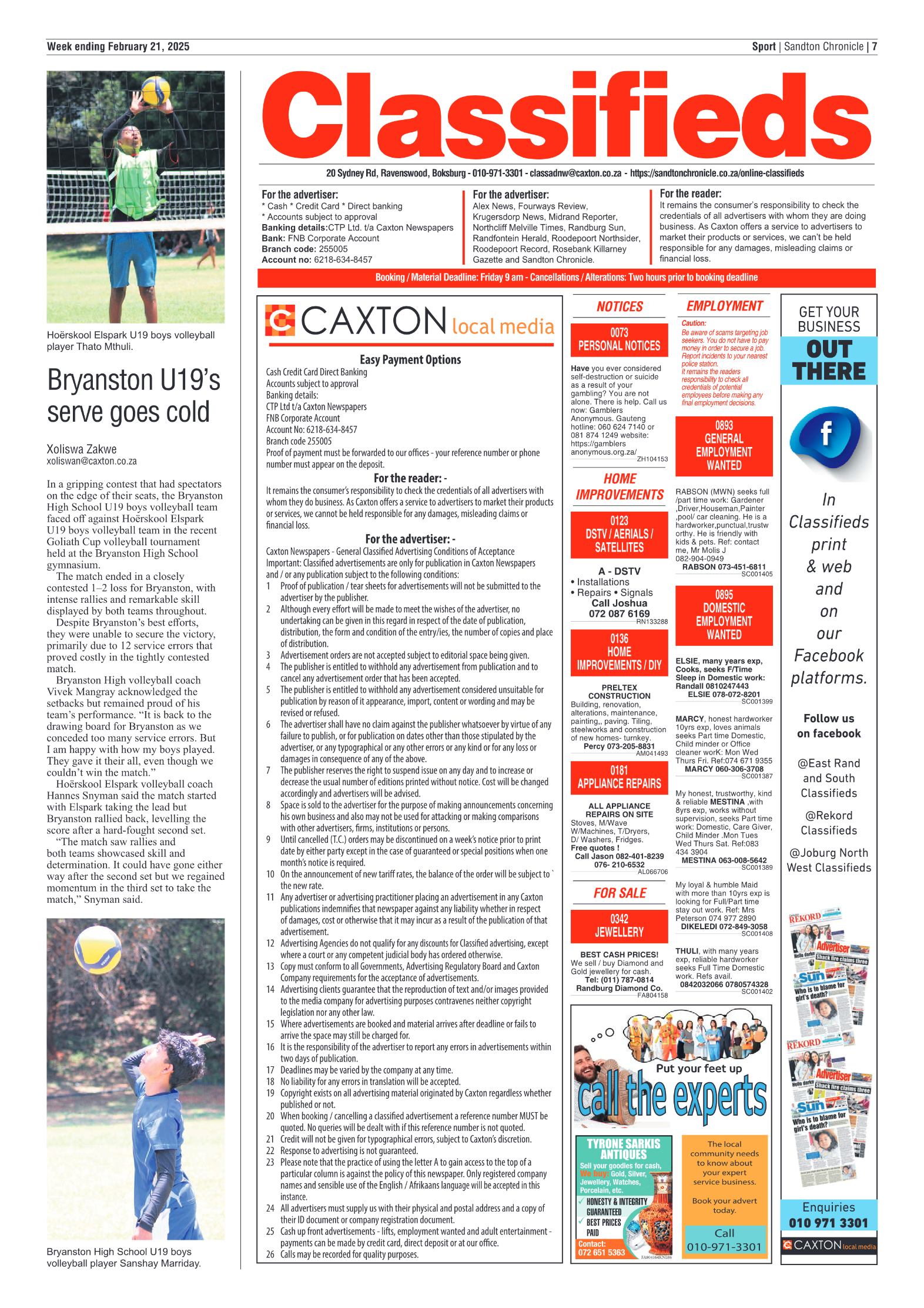 Sandton Chronicle 21 February 2025 page 7