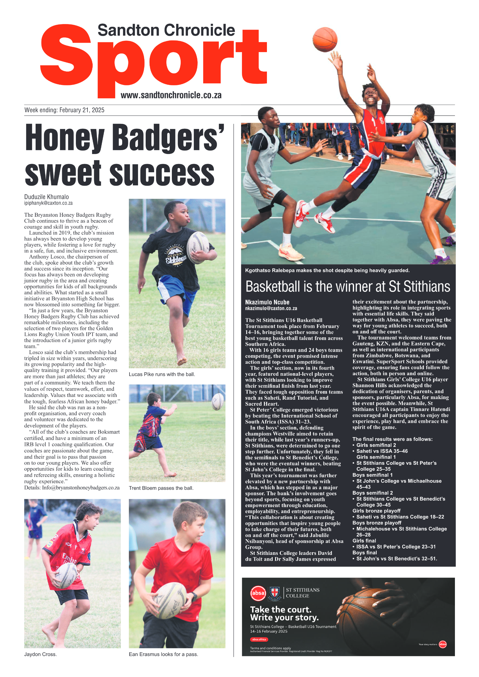Sandton Chronicle 21 February 2025 page 8