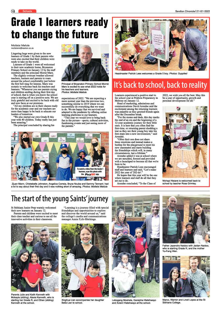 Sandton Chronicle 21 January 2022 page 10