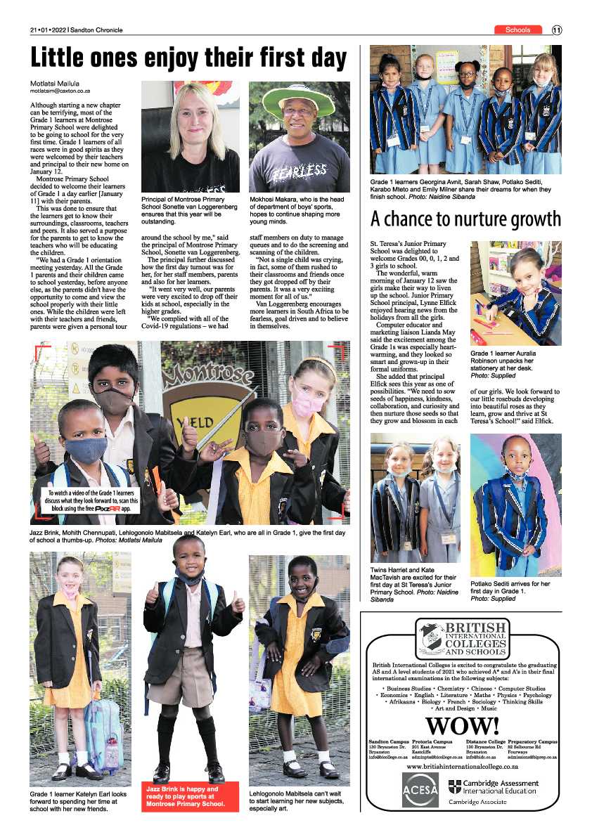 Sandton Chronicle 21 January 2022 page 11