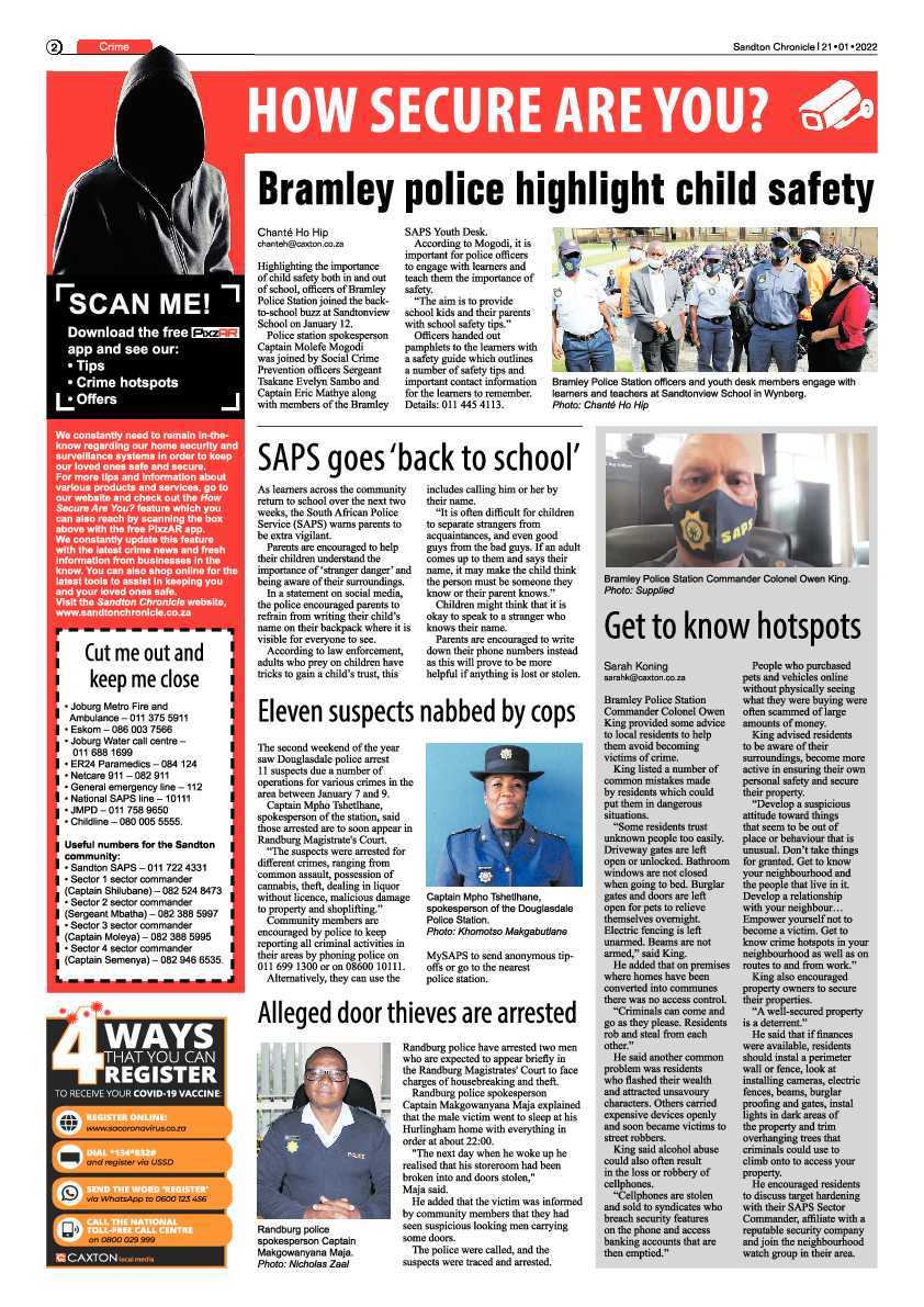 Sandton Chronicle 21 January 2022 page 2