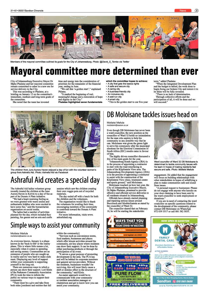 Sandton Chronicle 21 January 2022 page 3