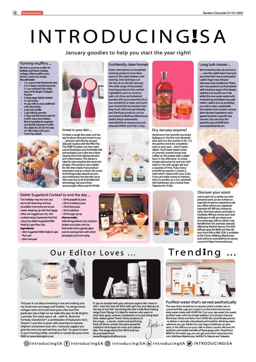 Sandton Chronicle 21 January 2022 page 8