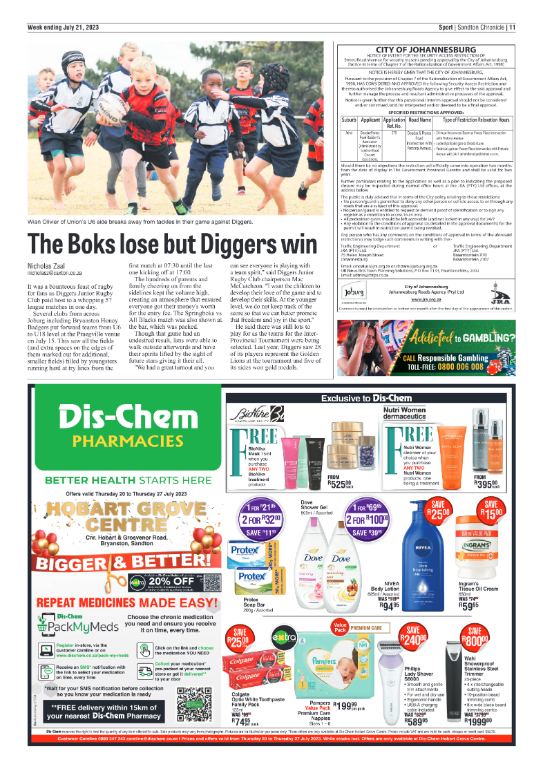 Sandton Chronicle 21 July 2023 page 11