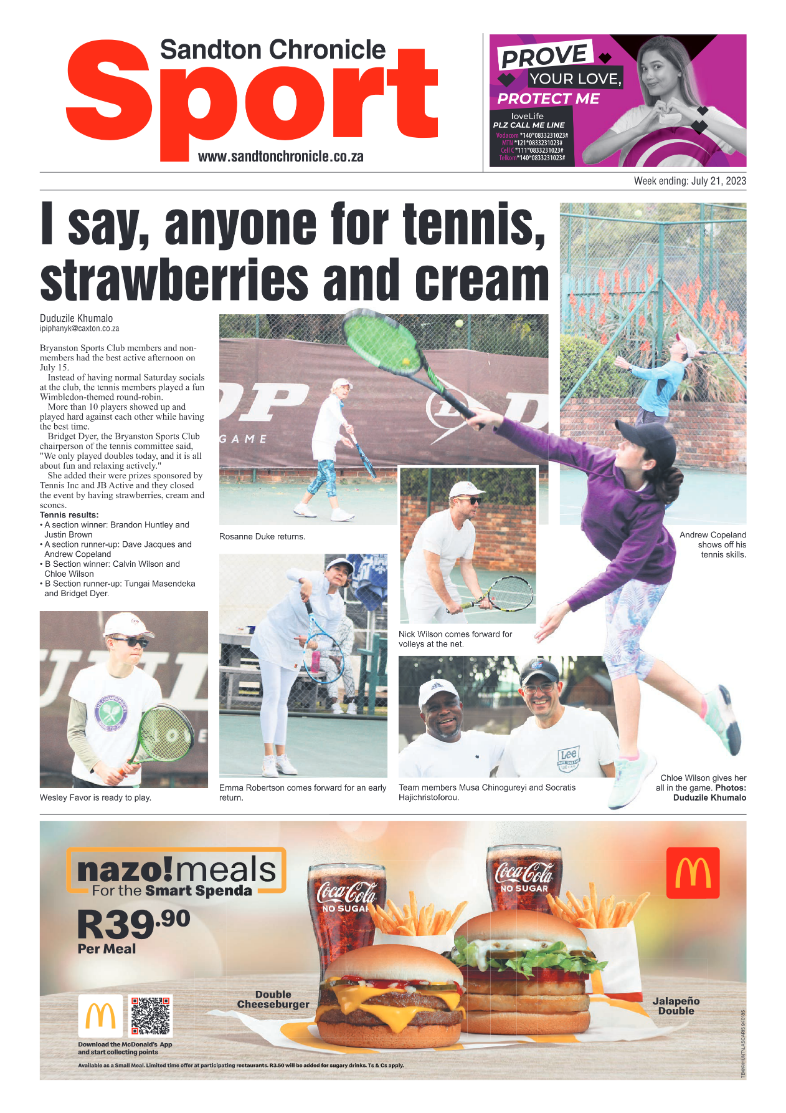 Sandton Chronicle 21 July 2023 page 12