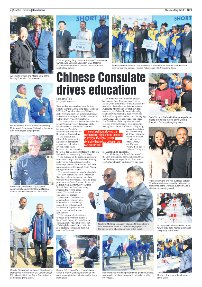 Sandton Chronicle 21 July 2023 page 4