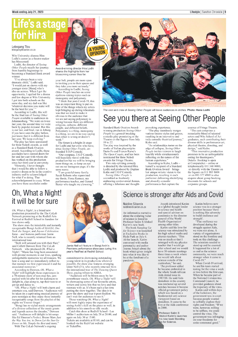 Sandton Chronicle 21 July 2023 page 9