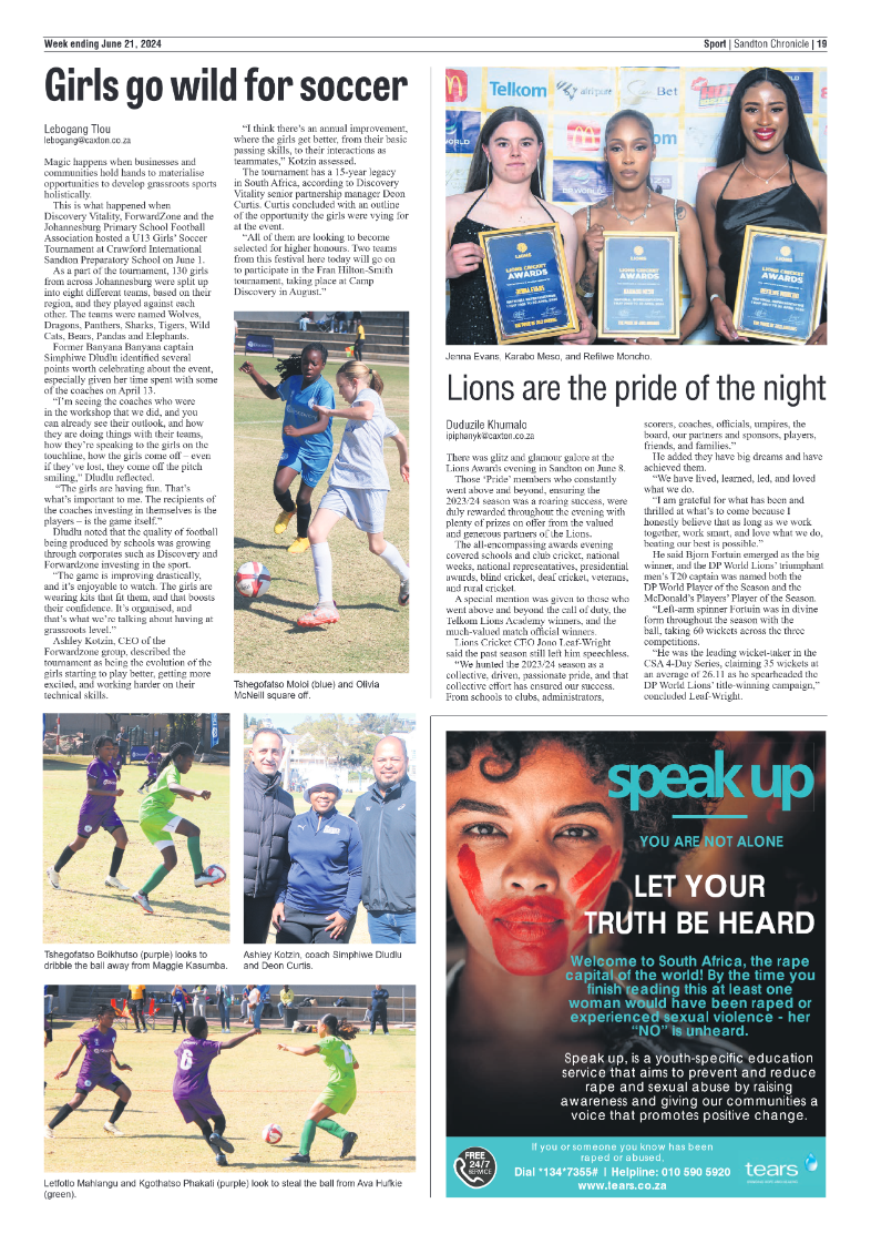 Sandton Chronicle 21 June 2024 page 11