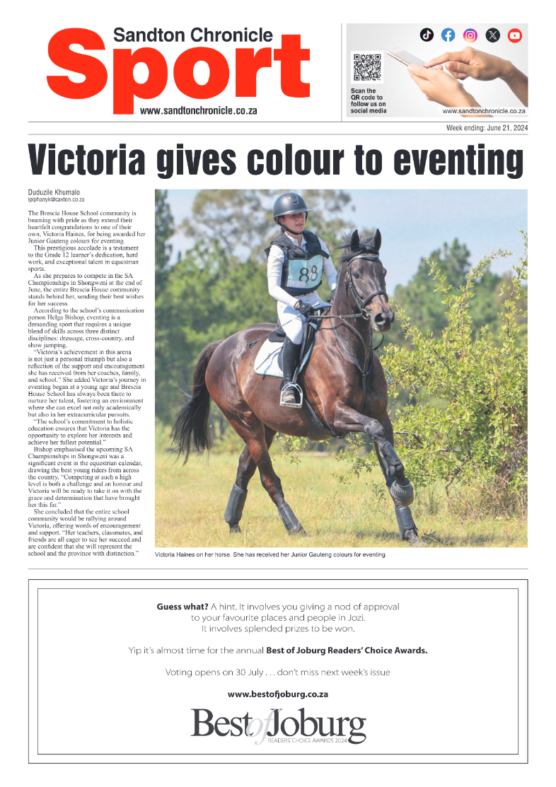 Sandton Chronicle 21 June 2024 page 12