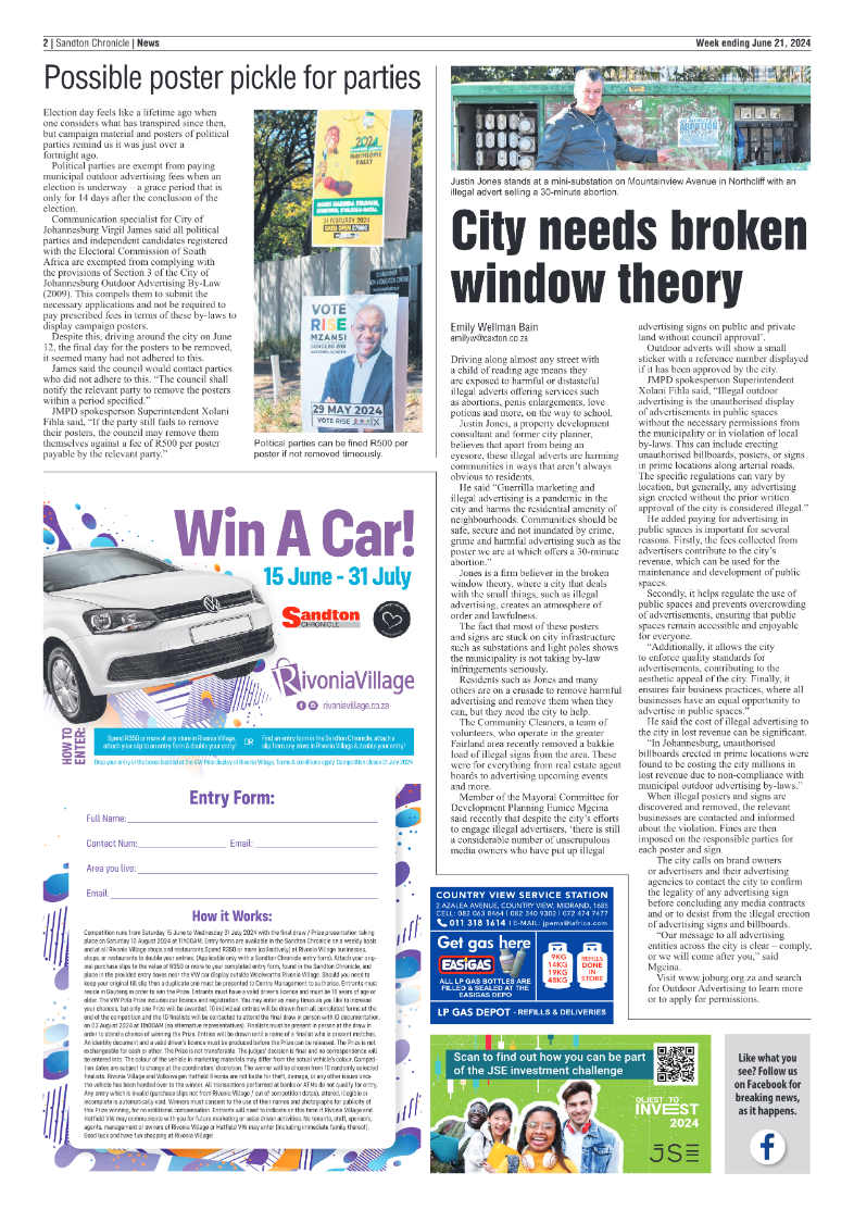 Sandton Chronicle 21 June 2024 page 2