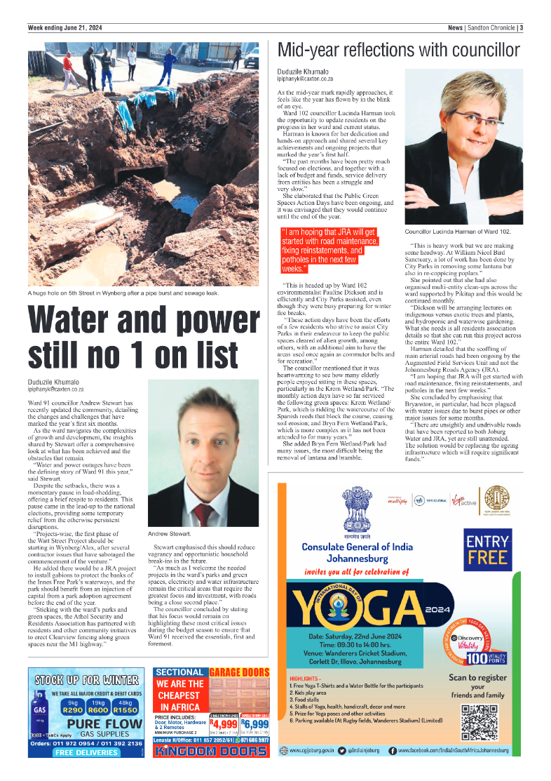 Sandton Chronicle 21 June 2024 page 3