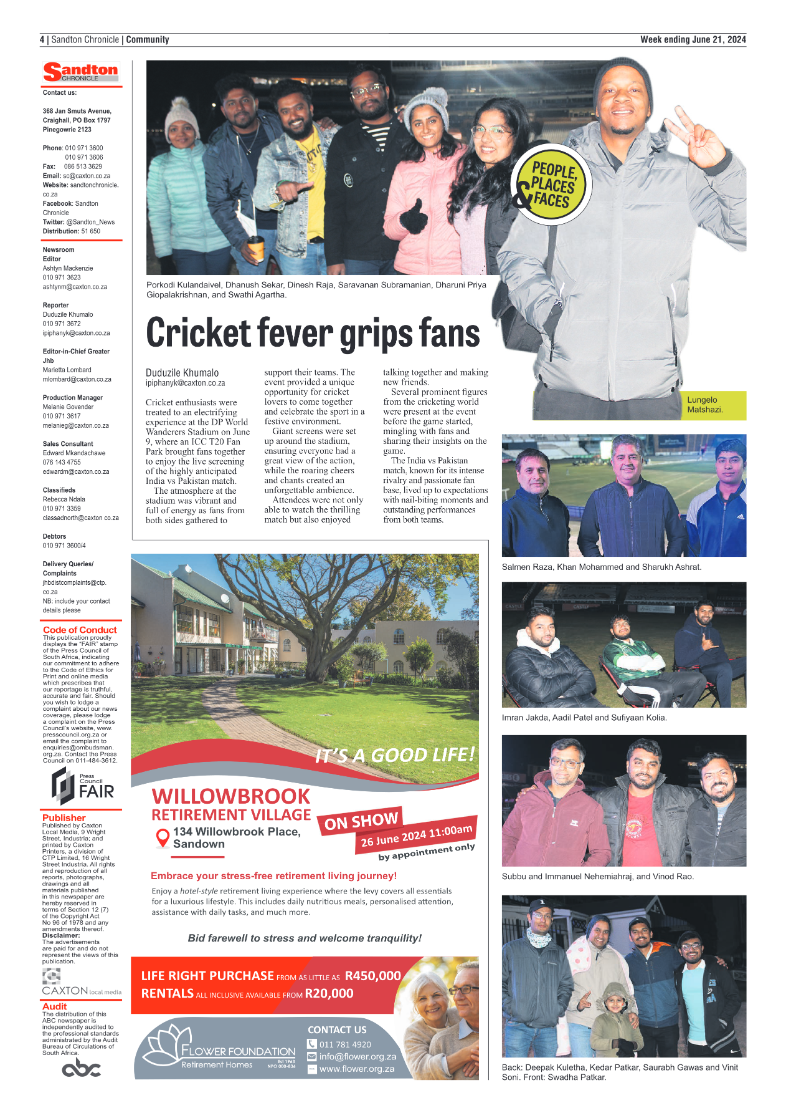 Sandton Chronicle 21 June 2024 page 4