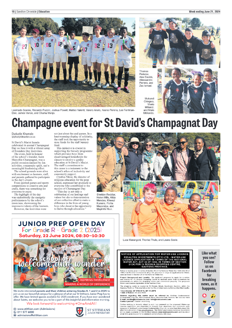 Sandton Chronicle 21 June 2024 page 8