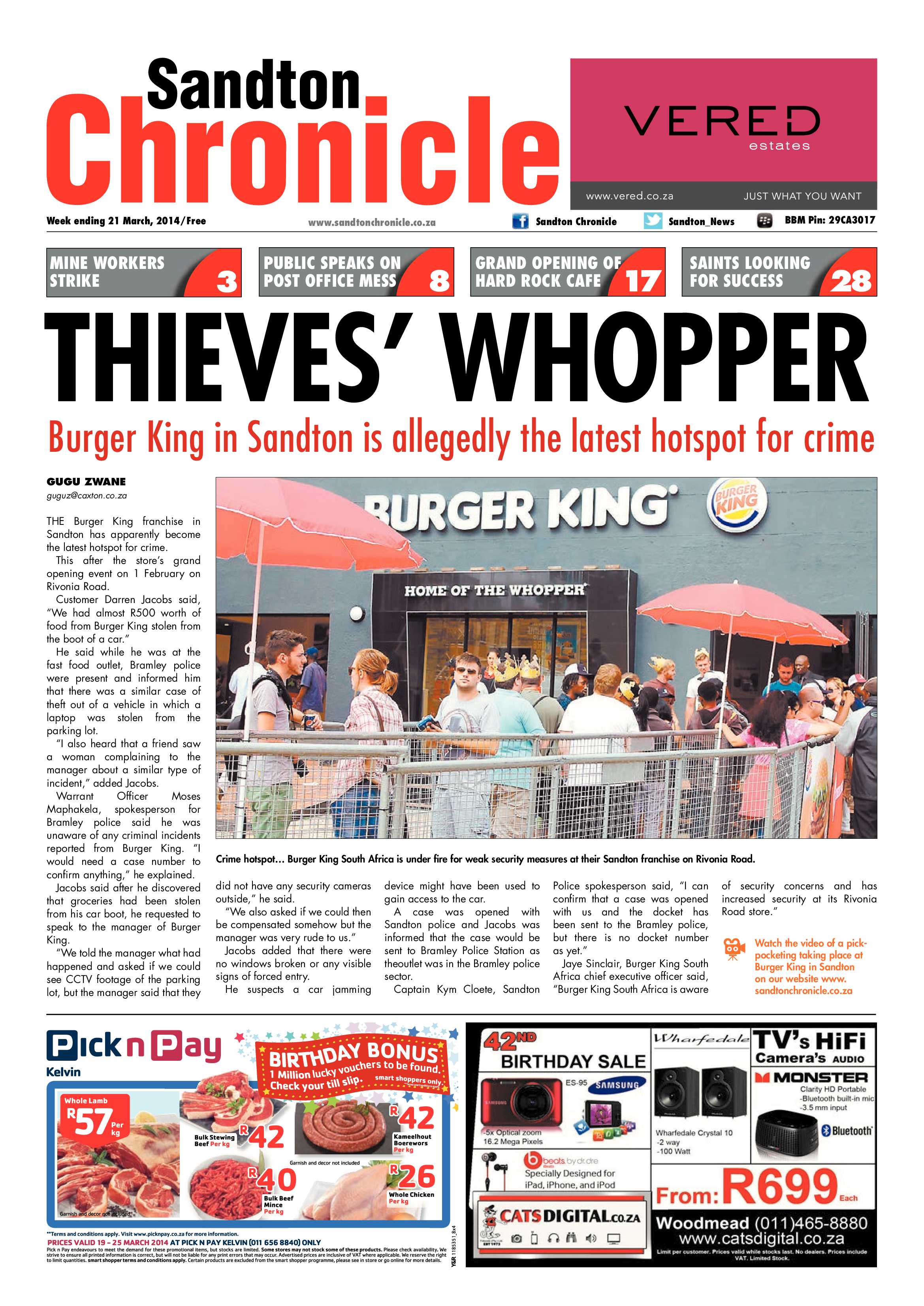 Sandton Chronicle 21 March 2014 page 3