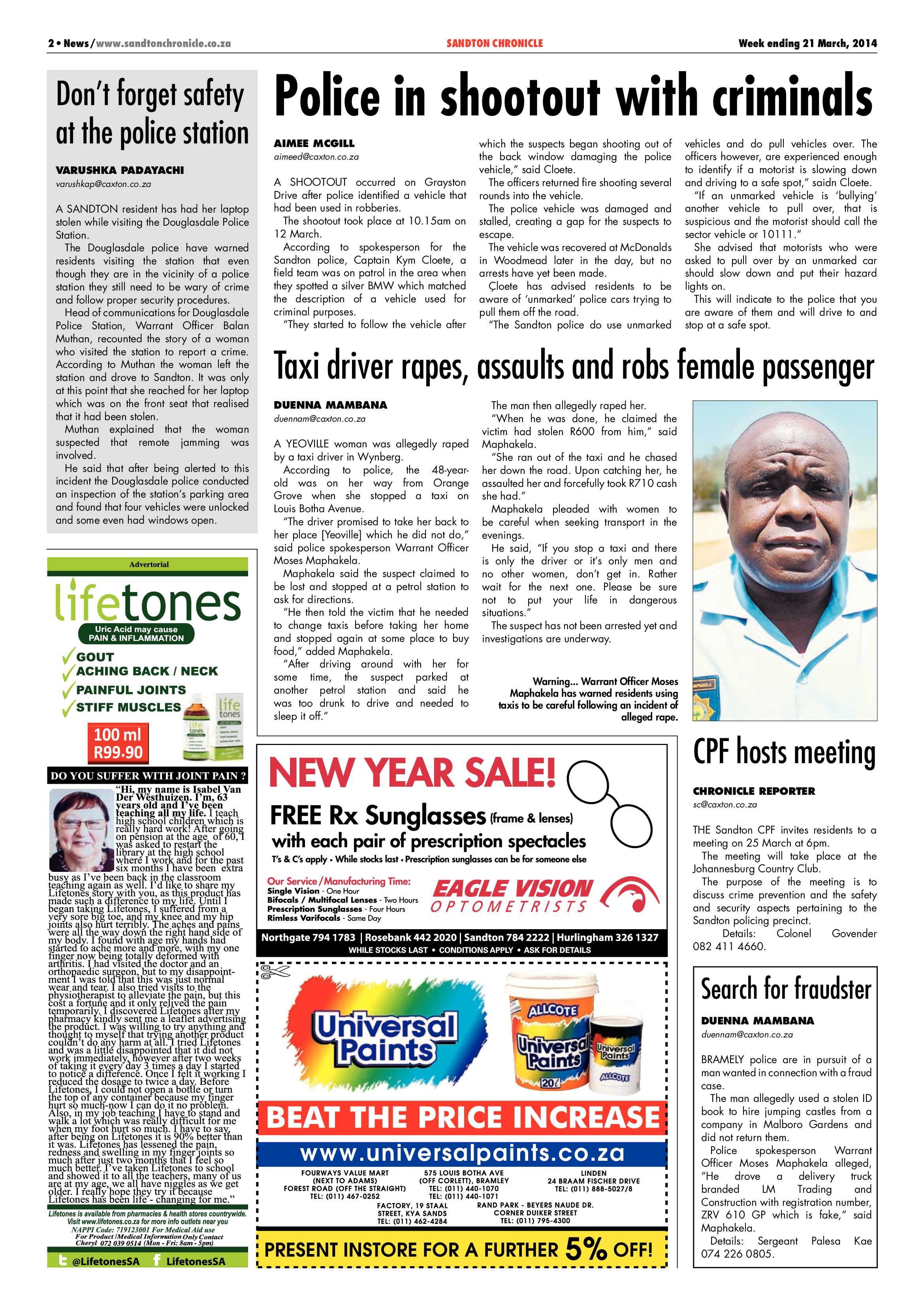 Sandton Chronicle 21 March 2014 page 4