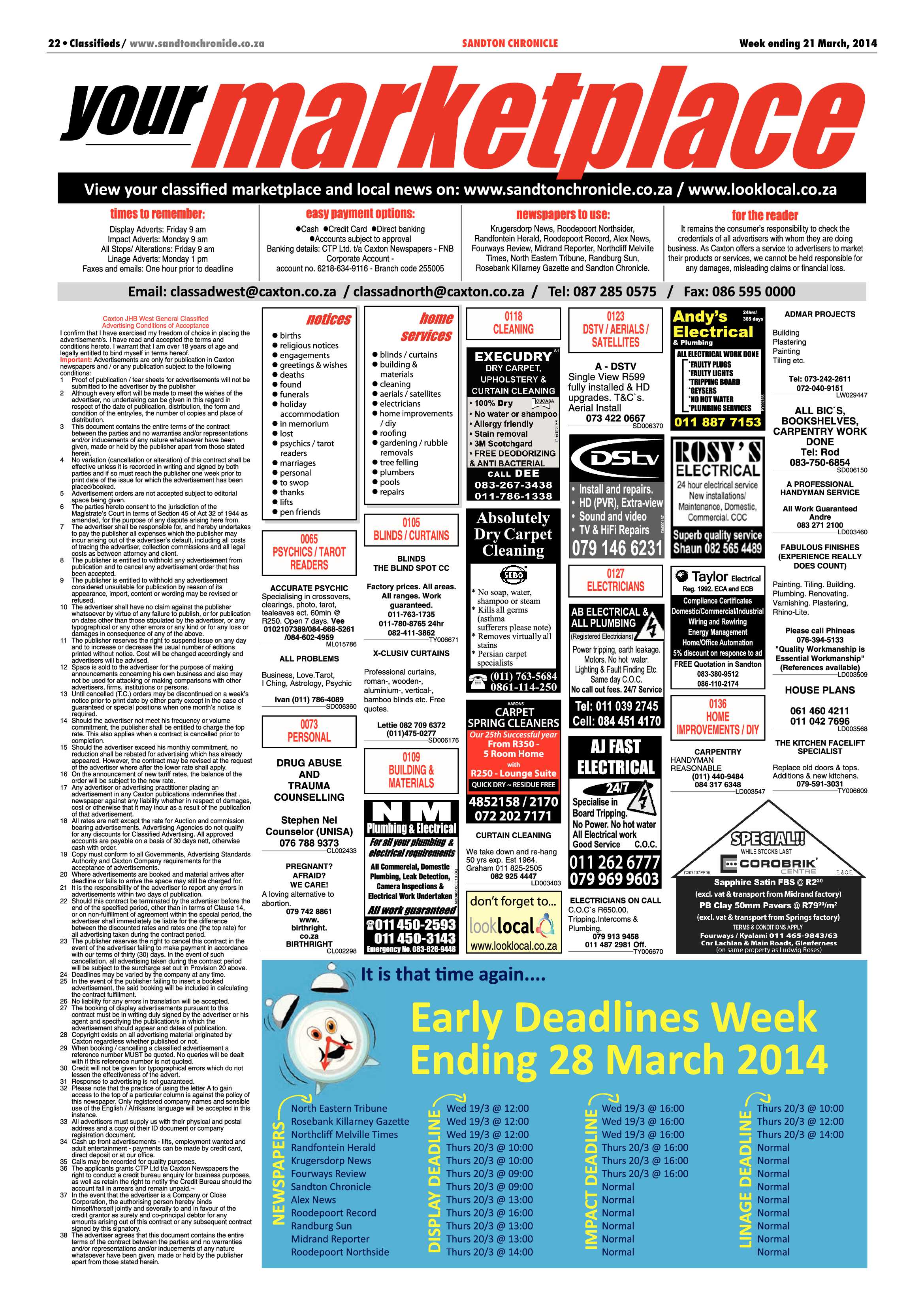 Sandton Chronicle 21 March 2014 page 52