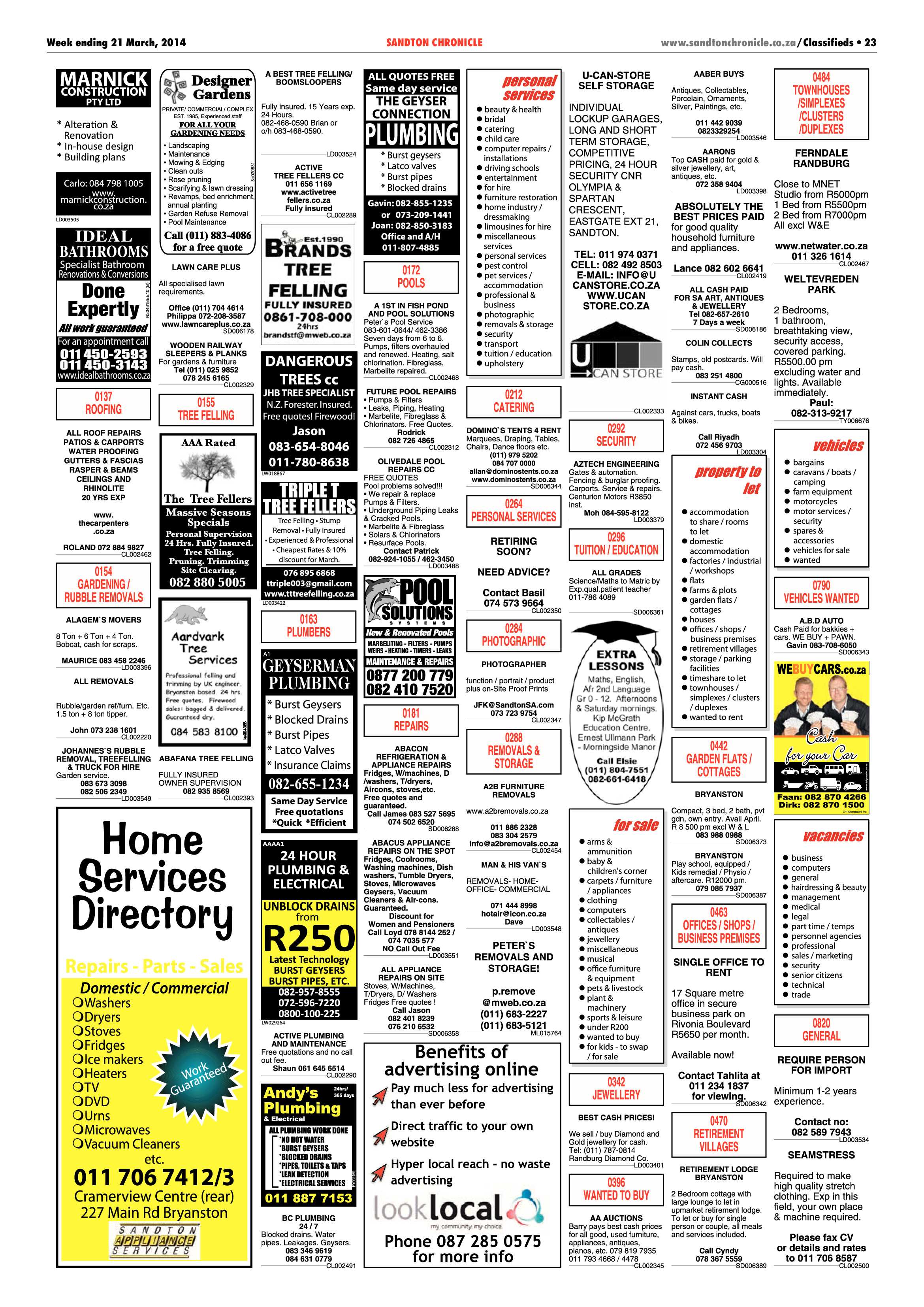 Sandton Chronicle 21 March 2014 page 53