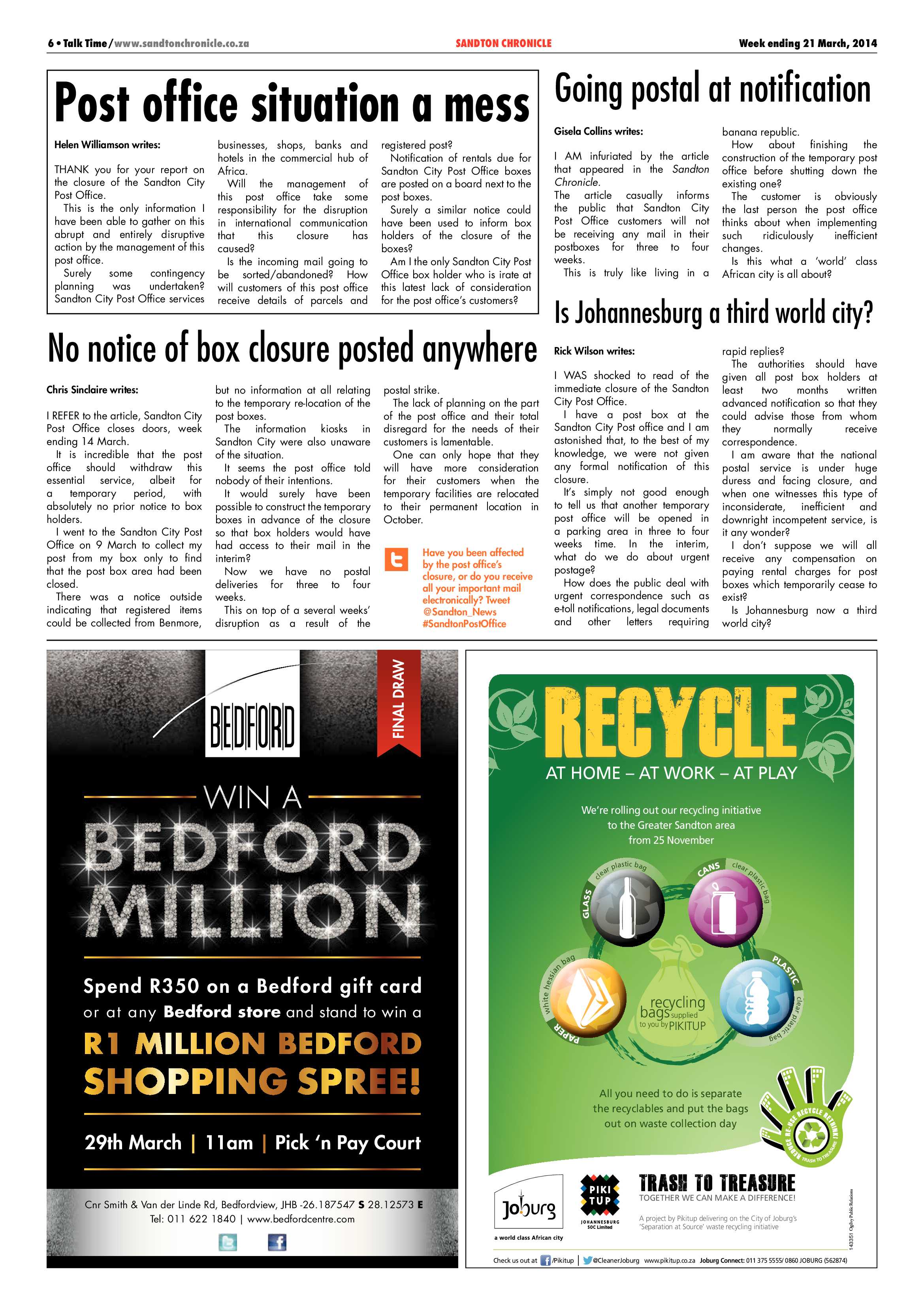 Sandton Chronicle 21 March 2014 page 8
