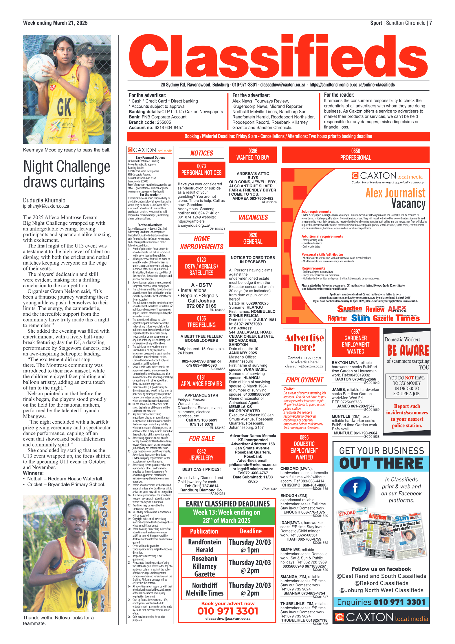 Sandton Chronicle 21 March 2025 page 7