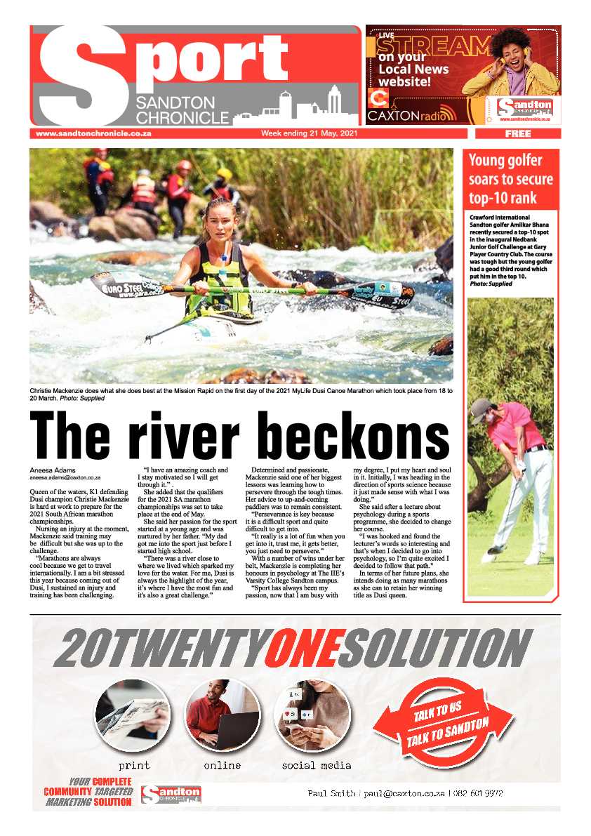 Sandton Chronicle 21 May 2021 page 12