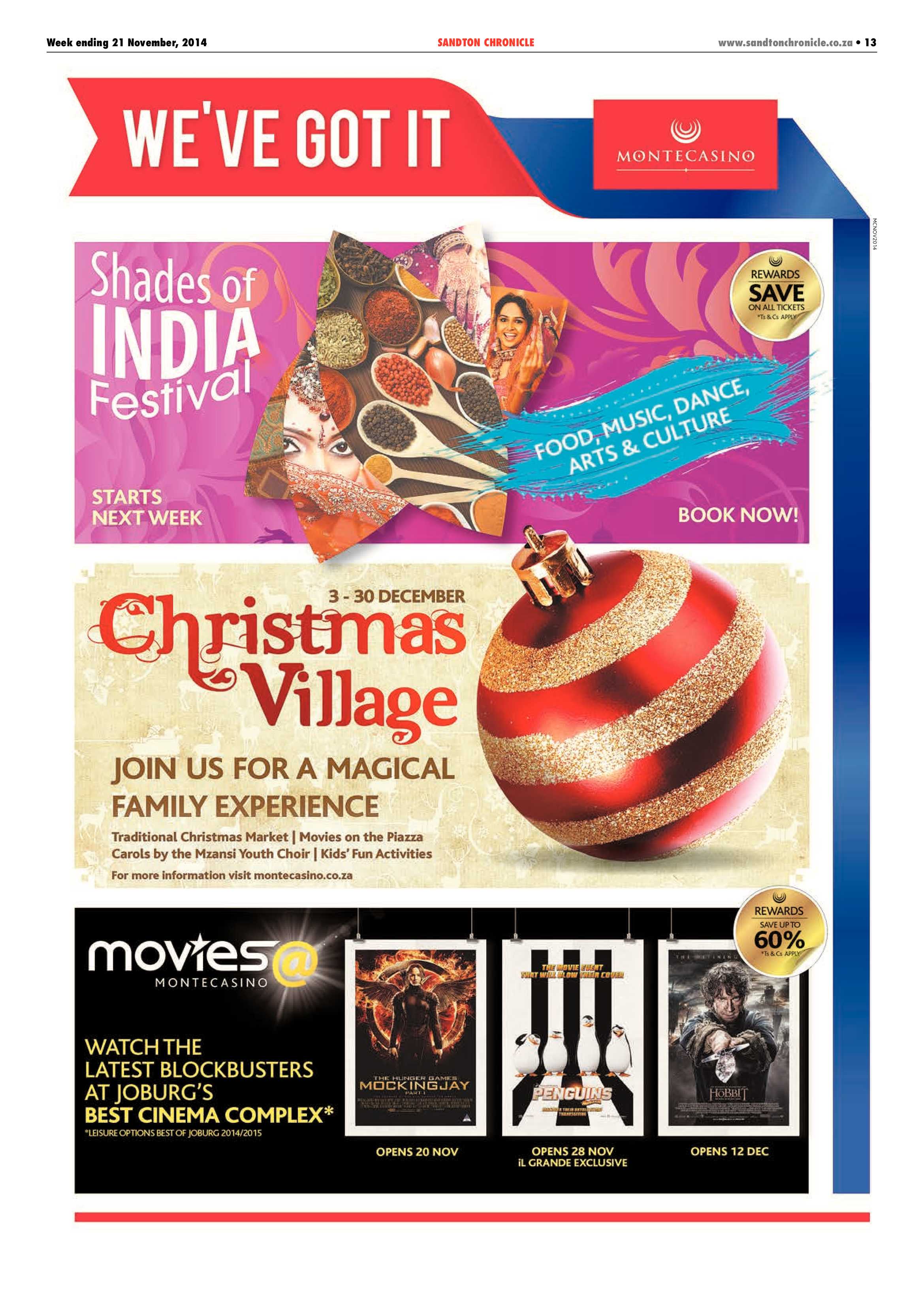 Sandton Chronicle 21 November 2014 page 13