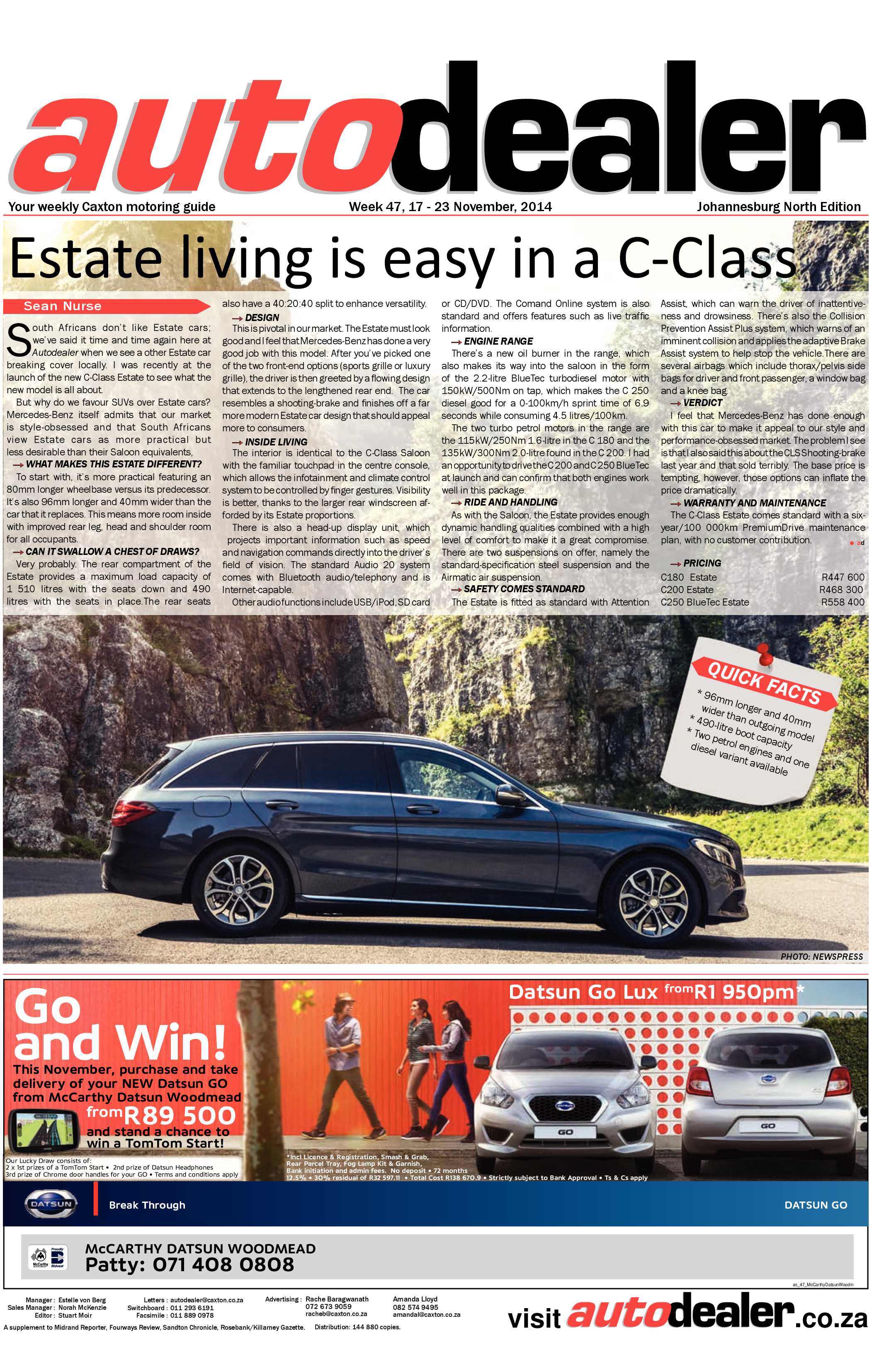 Sandton Chronicle 21 November 2014 page 19