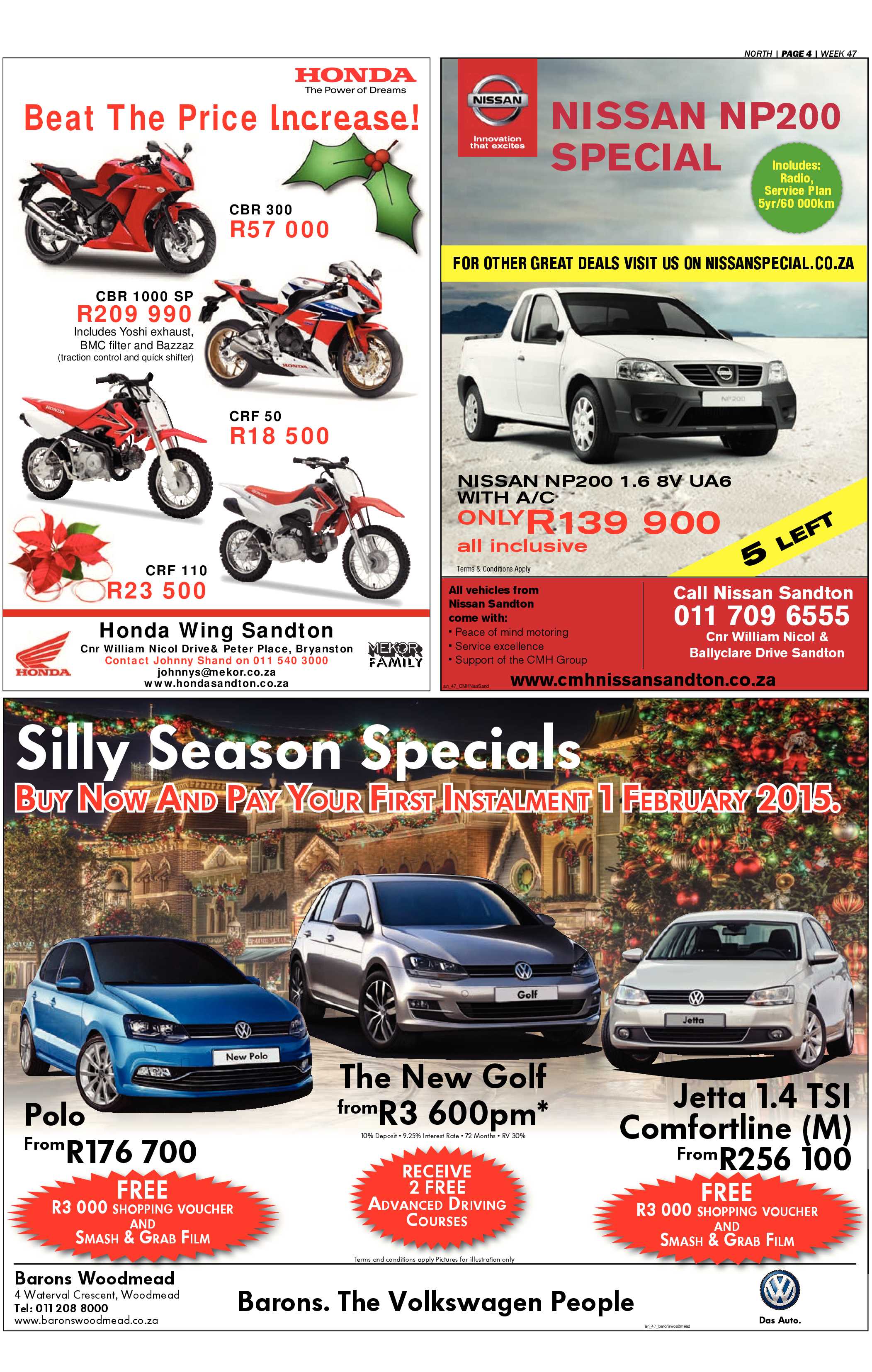 Sandton Chronicle 21 November 2014 page 22