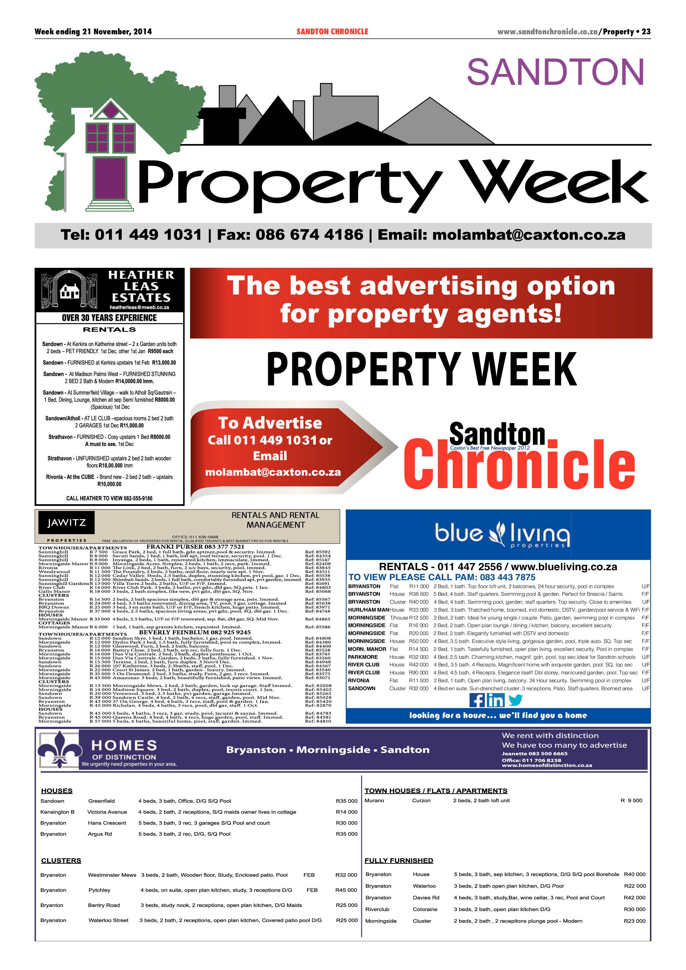 Sandton Chronicle 21 November 2014 page 35